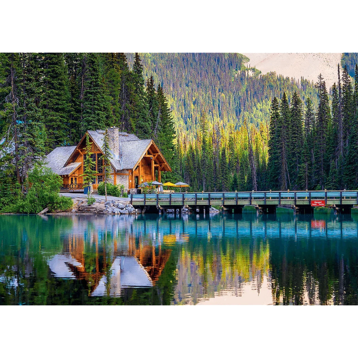 Red Emerald Lake Yoho National Park 1000 Piece Puzzle