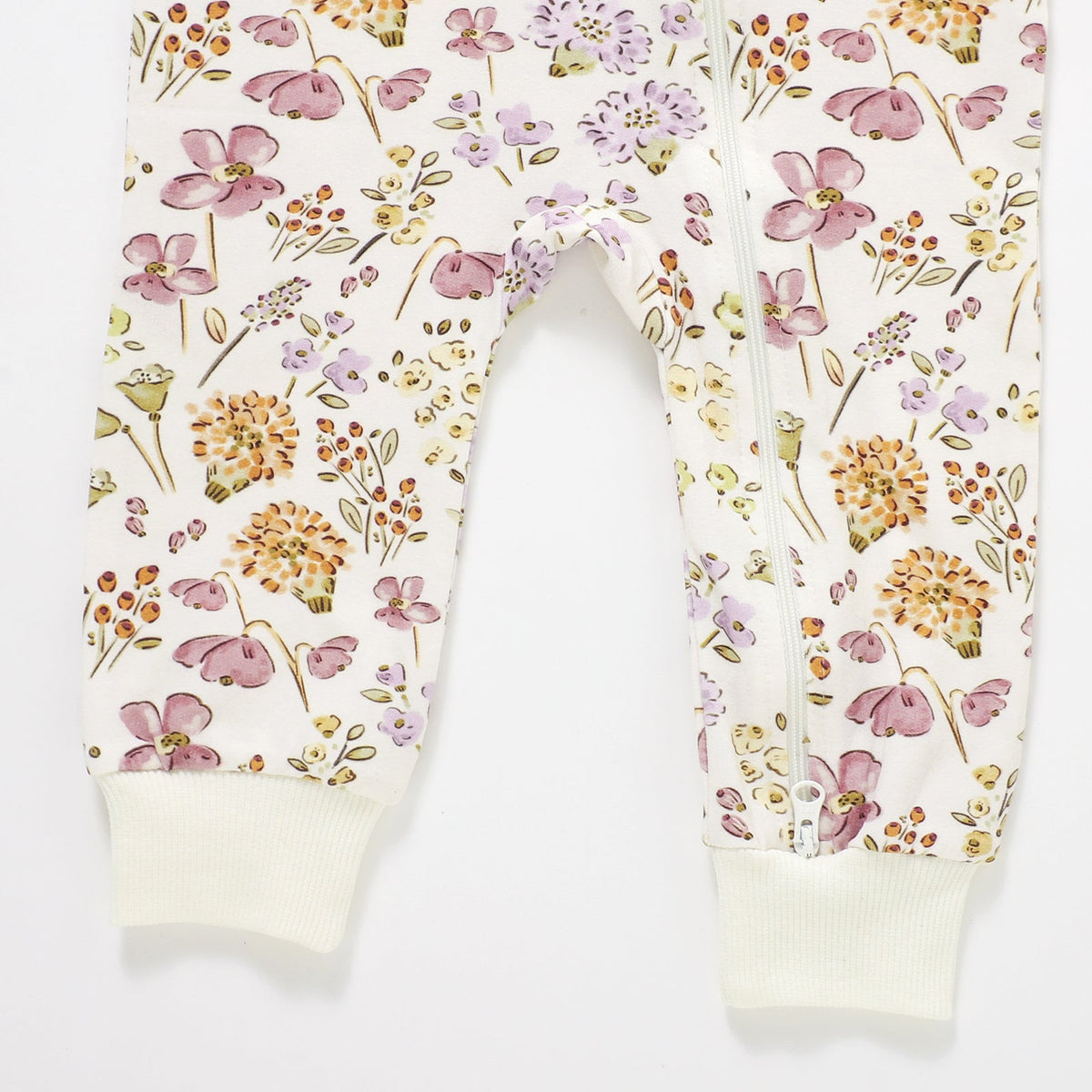 Zip Up Hoodie Romper - Wildflower