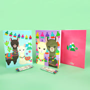 Llamas Coloring Books With Crayons Party Favors - Set Of 6 Or 12