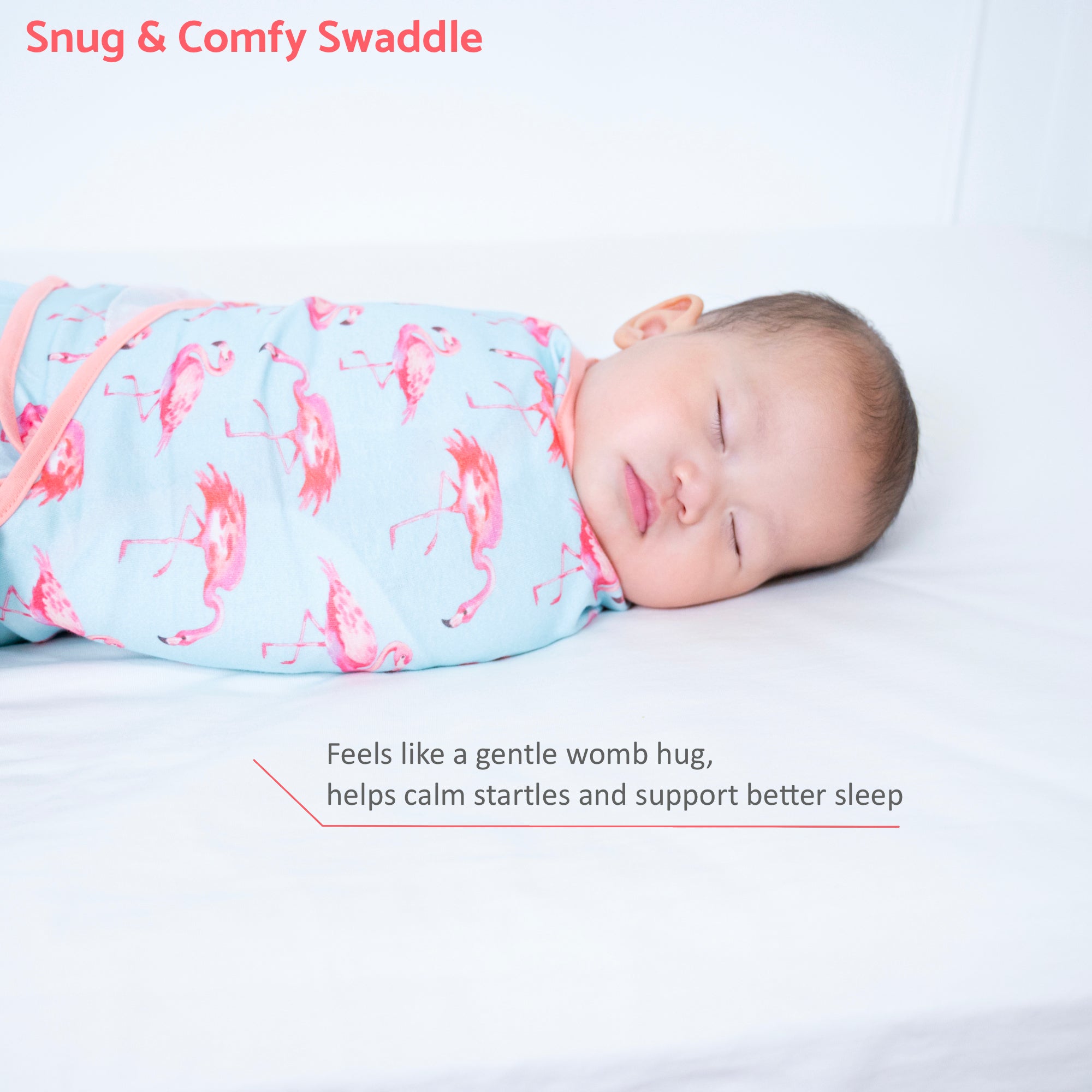 Let's Flamingle Swaddle Sack