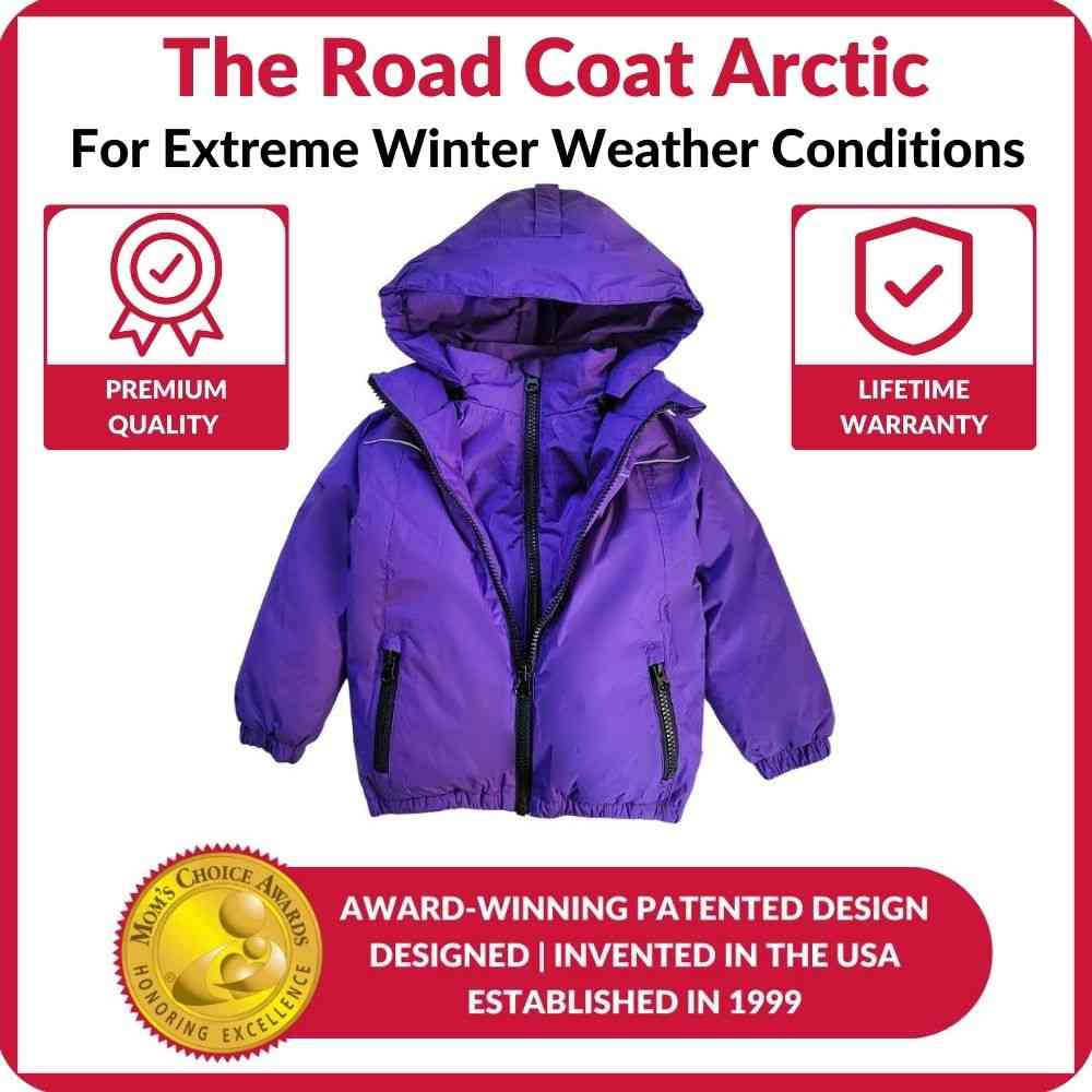 Car Seat Coat | The Road Coat Arctic - Purple