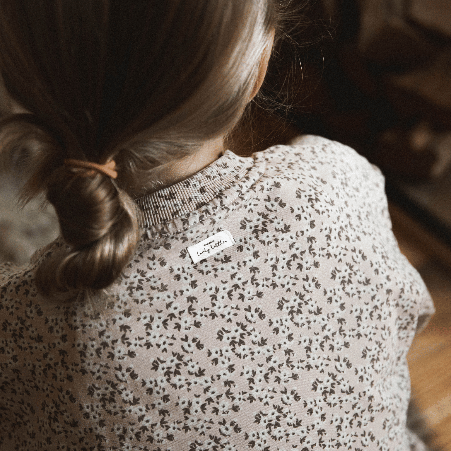 The Printed Sweatshirt - Blueberry