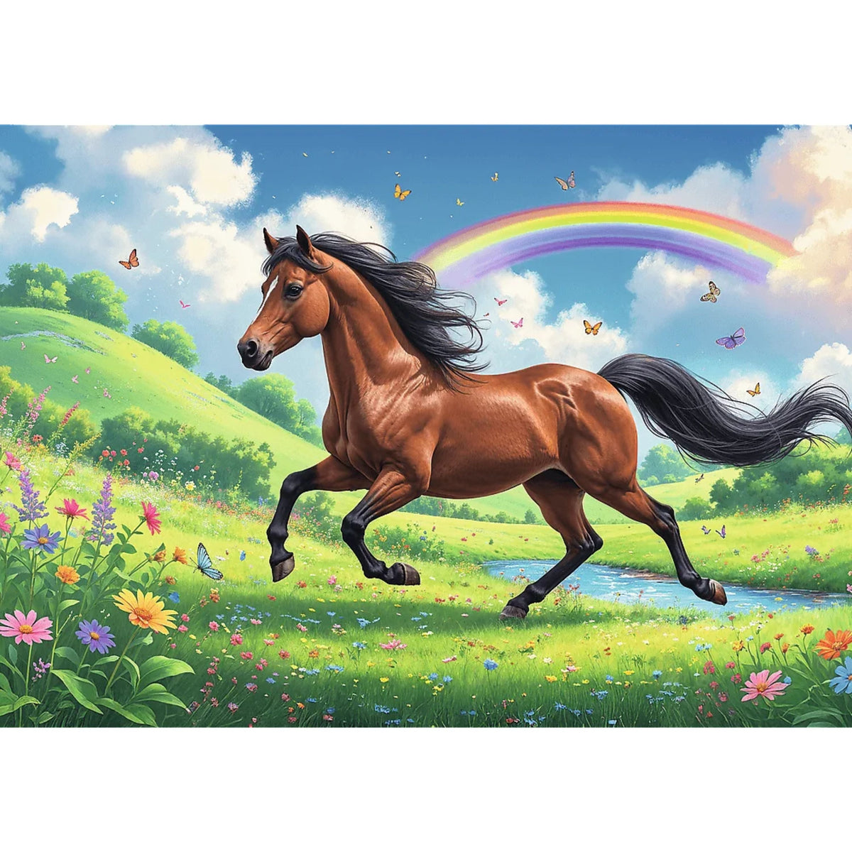 Kids ik Laurel - Dignified Horse 200 Piece Puzzle