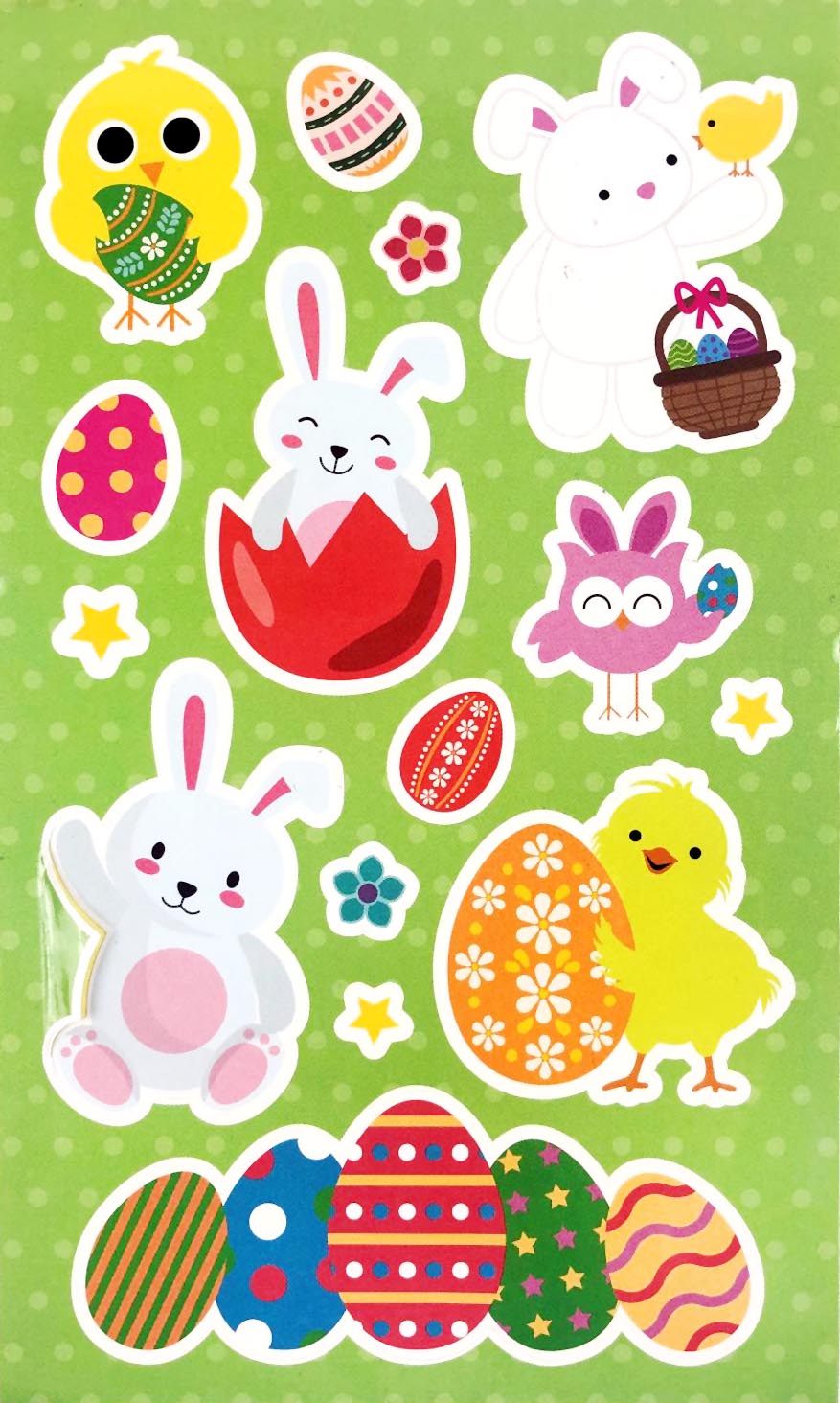 Easter Color-in Sticker Set With Markers