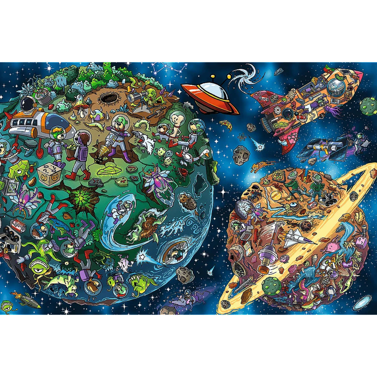 Kids ik Family - iks In Space 100 Piece Puzzle