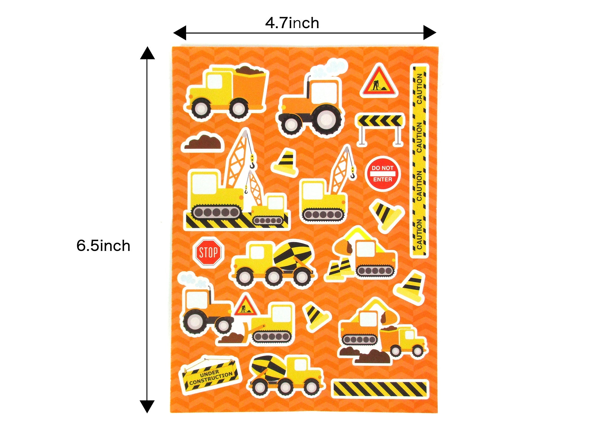 Construction Trucks Stickers