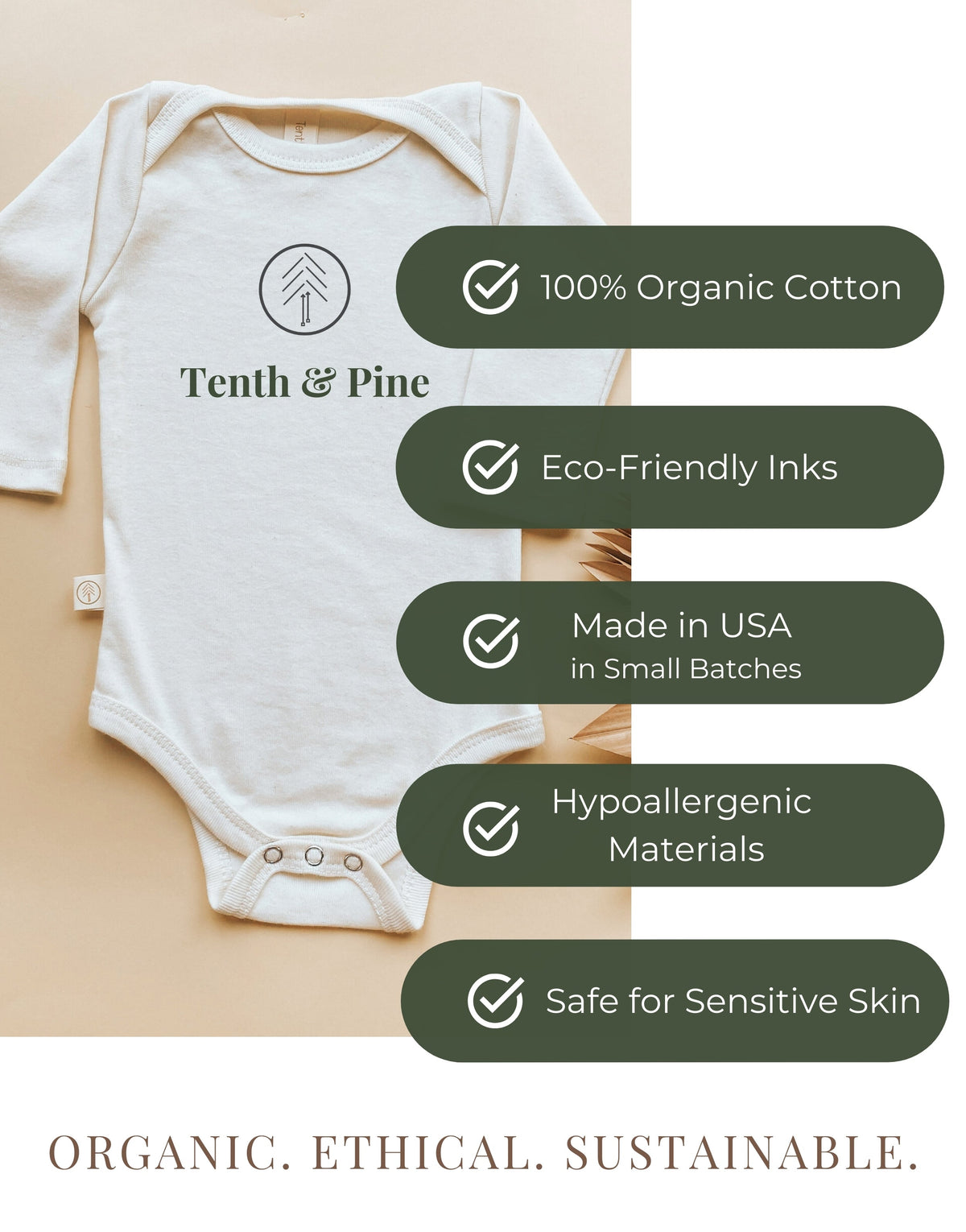 Homemade Rolls Organic Bodysuit Long Sleeve