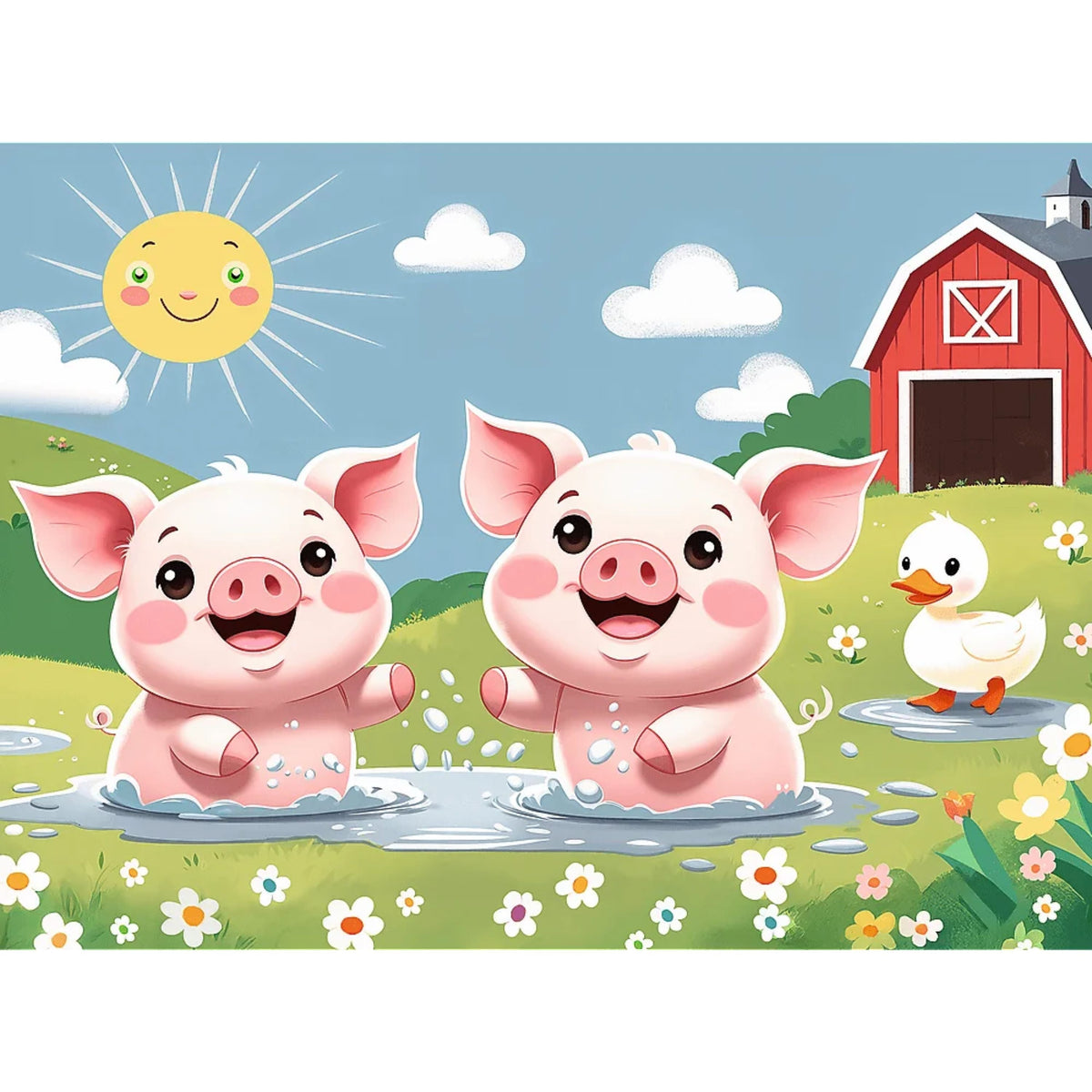 Kids ik Laurel - Happy Village Life 30 Piece Puzzle