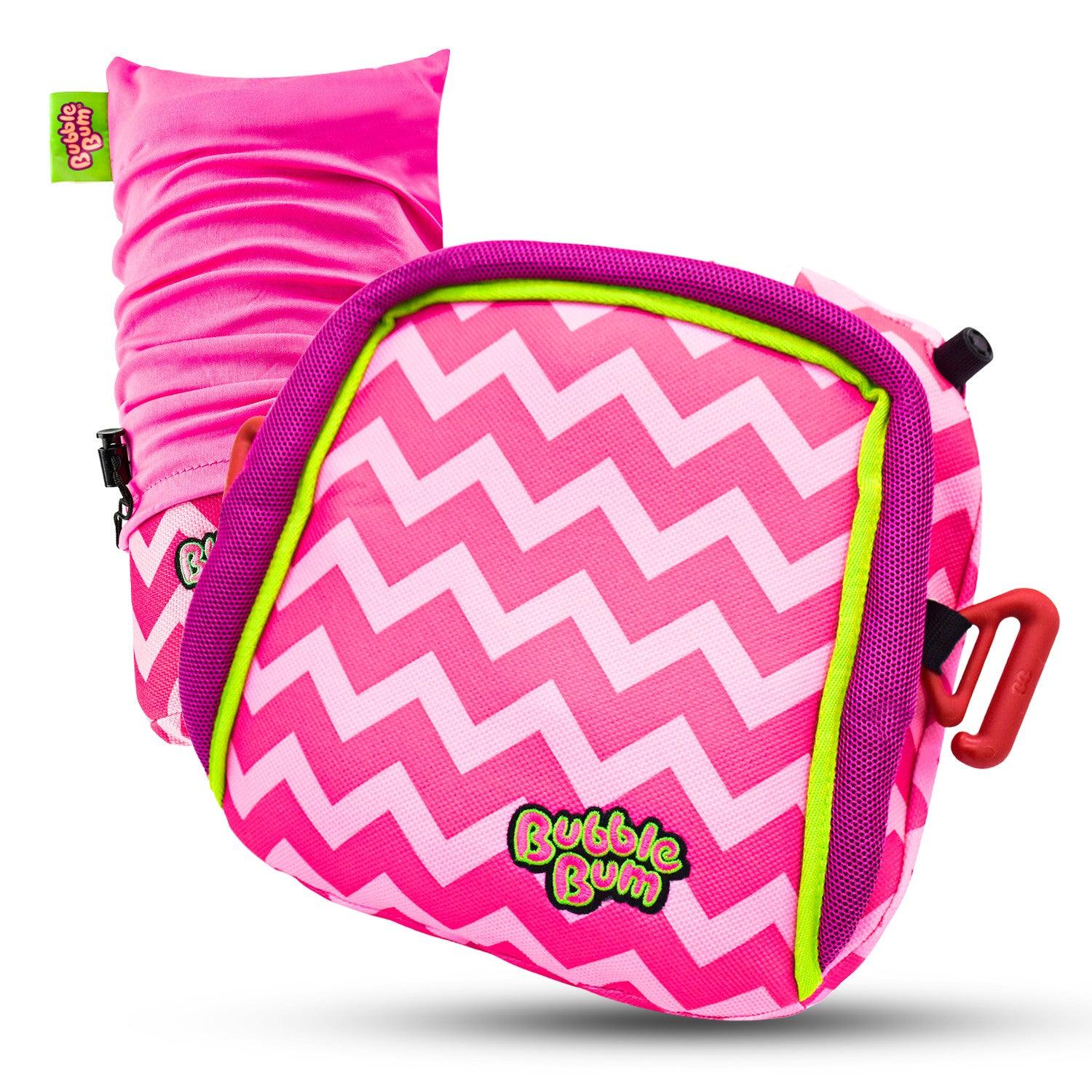 Bubblebum Inflatable Car Booster Seat - Travel Booster Seat - Pink Style ✔️