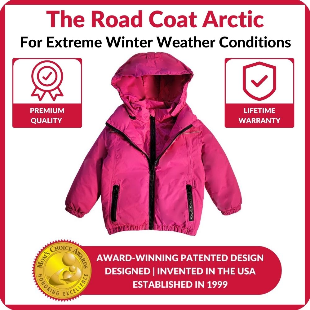 Car Seat Coat | The Road Coat Arctic - Fuchsia