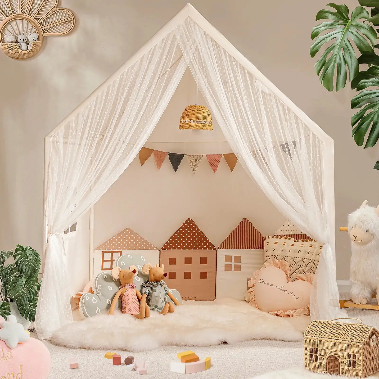 ® Kids Tent – Large Cozy Tent With Star Lights