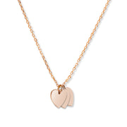 Mysha Personalized Eternal Initial Triple Heart Pendant