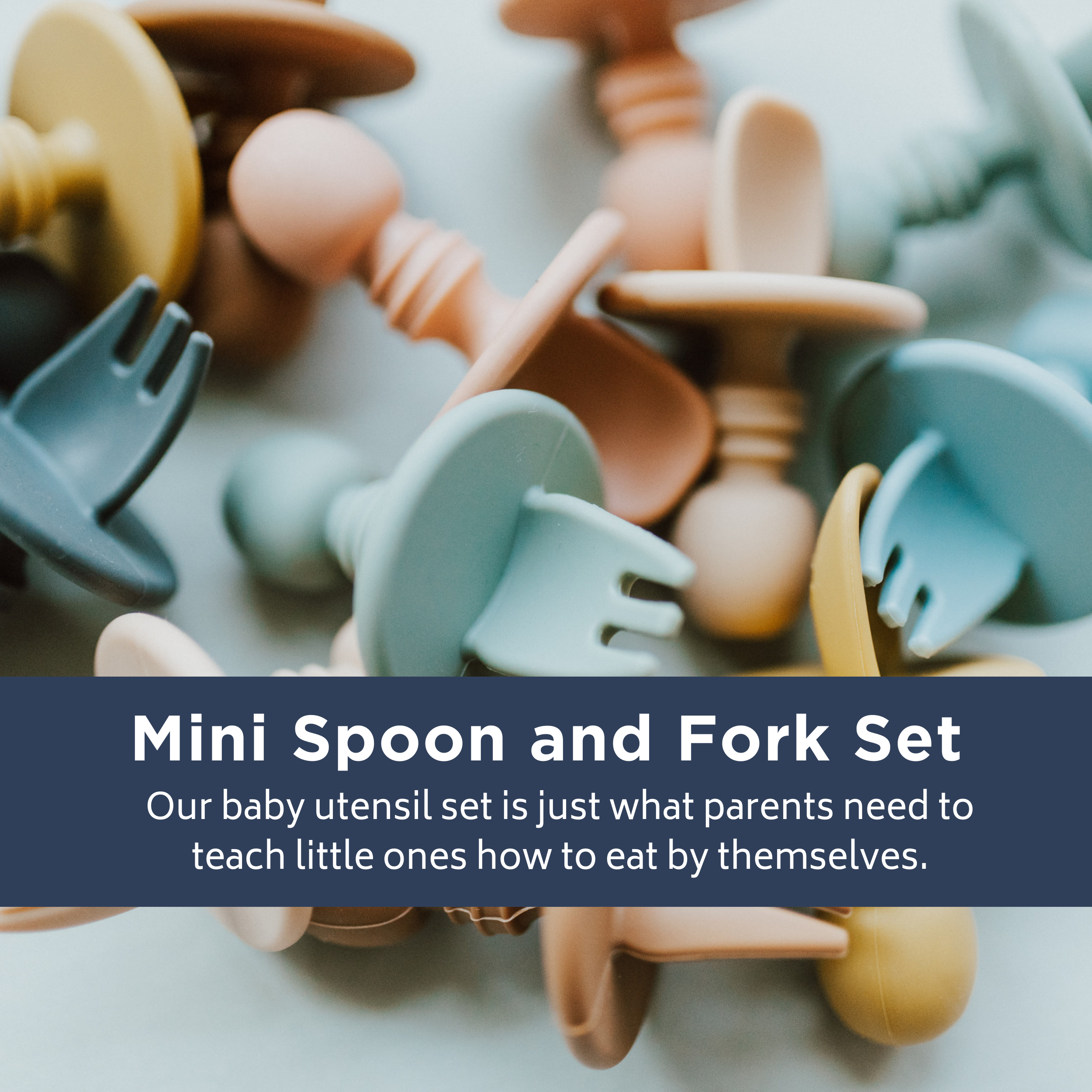 Clay Mini Spoon And Fork Set