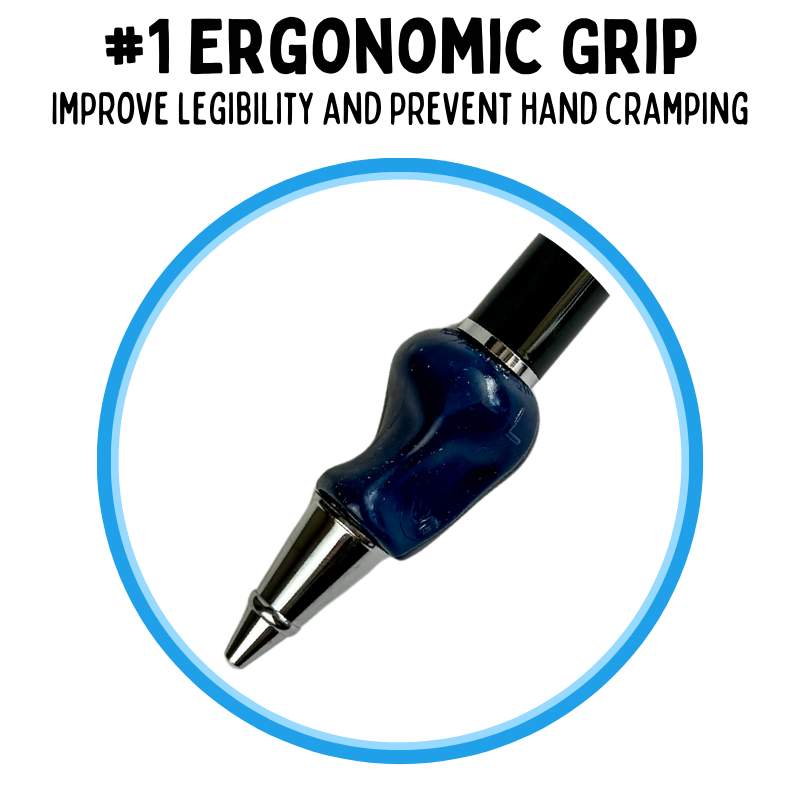 Heavyweight Ball Pen With The Pencil Grip