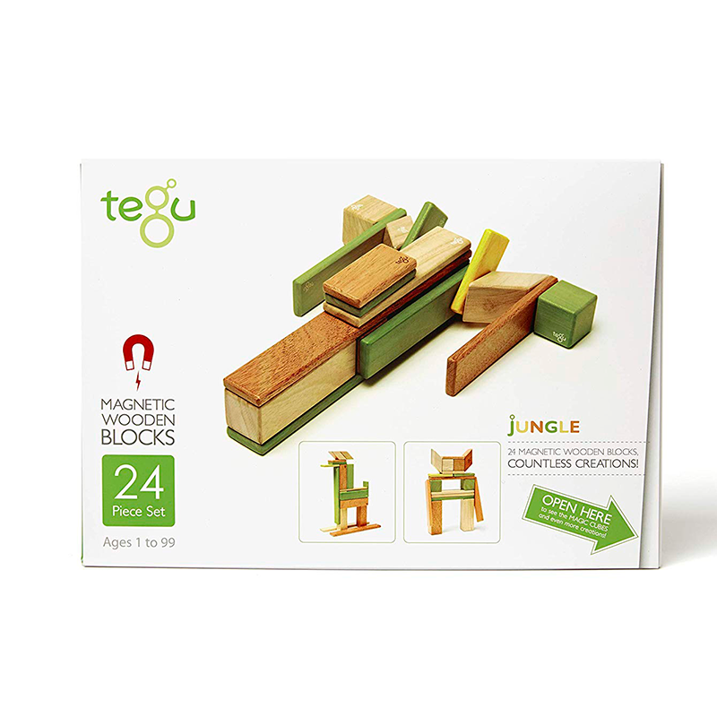 24-piece Set <br>magnetic Wooden Blocks <br>tegu Classics