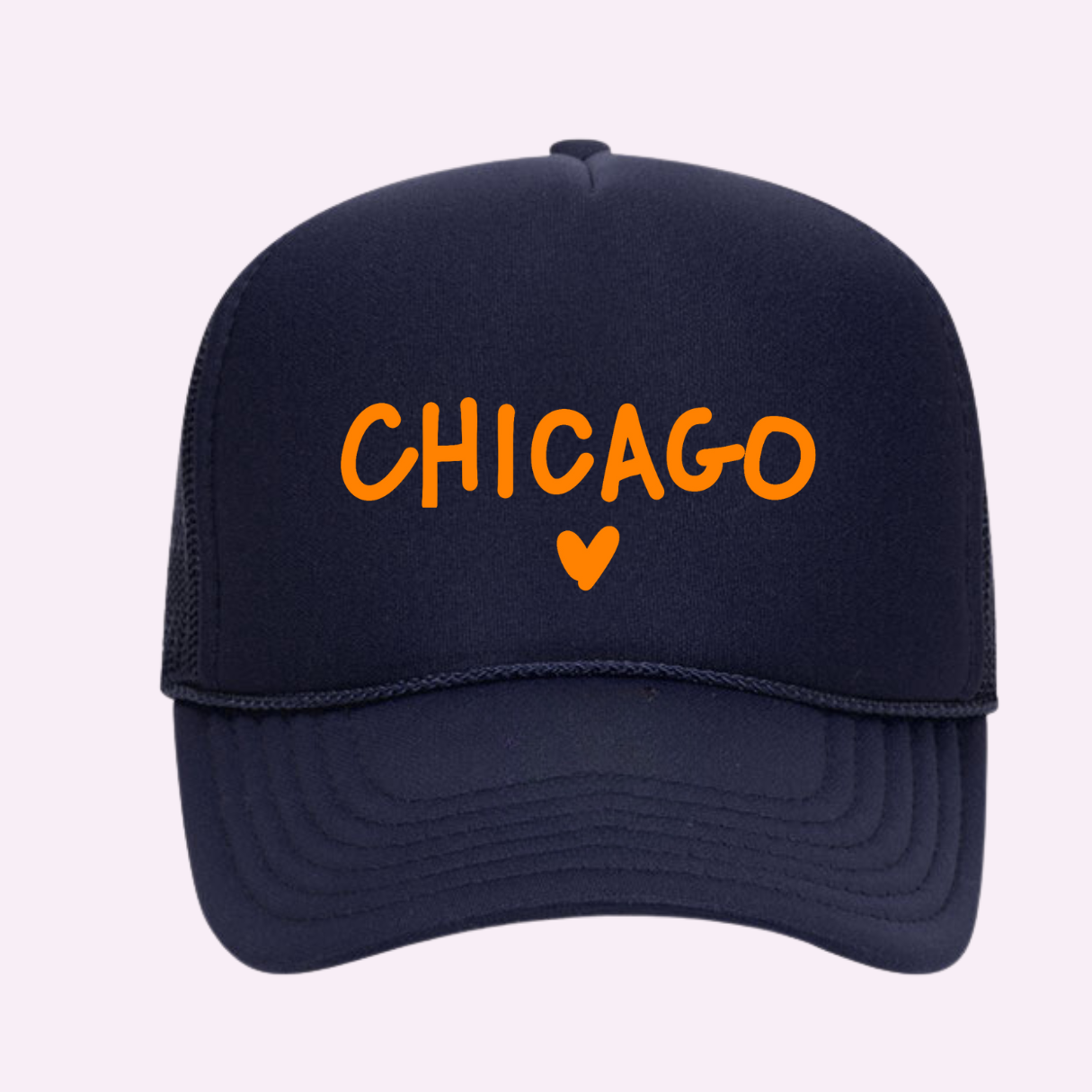 I Love Chicago ♡ Printed Trucker Hat