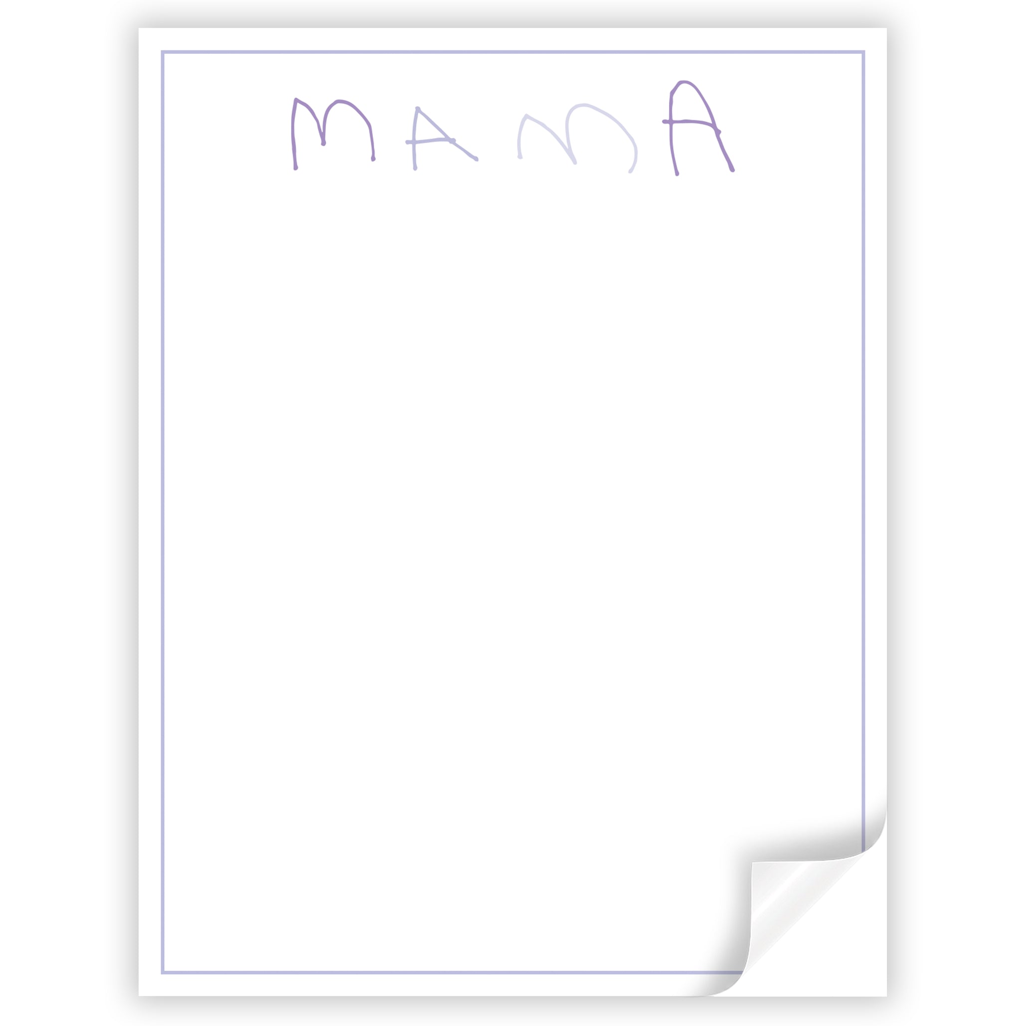 Little Hands Thin Frame Notepad