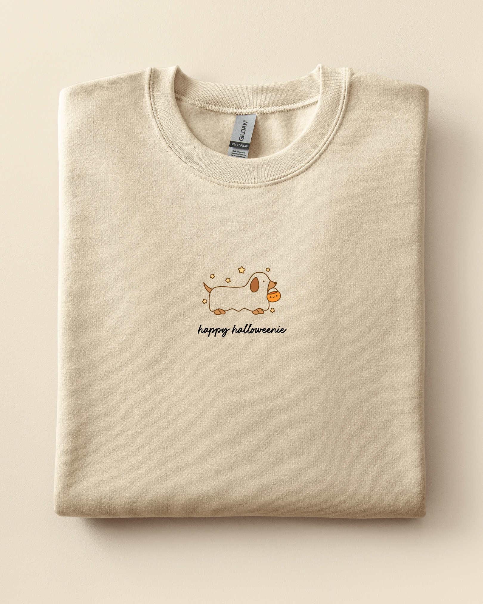 Happy Halloweenie Weenie Dog Sweatshirt
