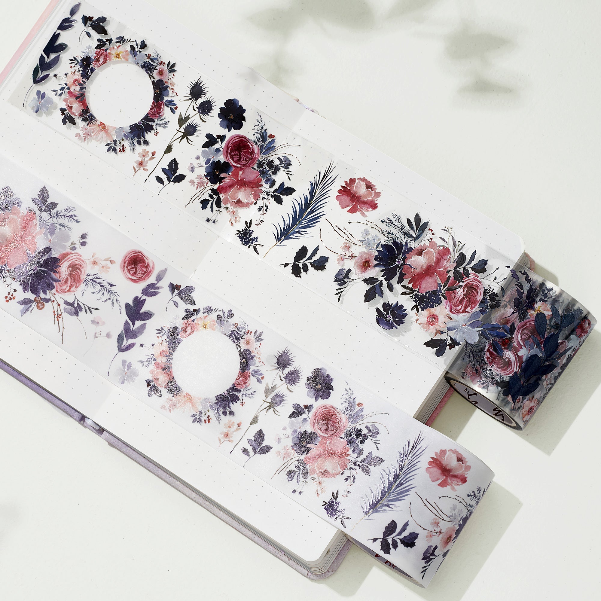 Frosty Rose Wide Washi / PET Tape by The Washi Tape Shop