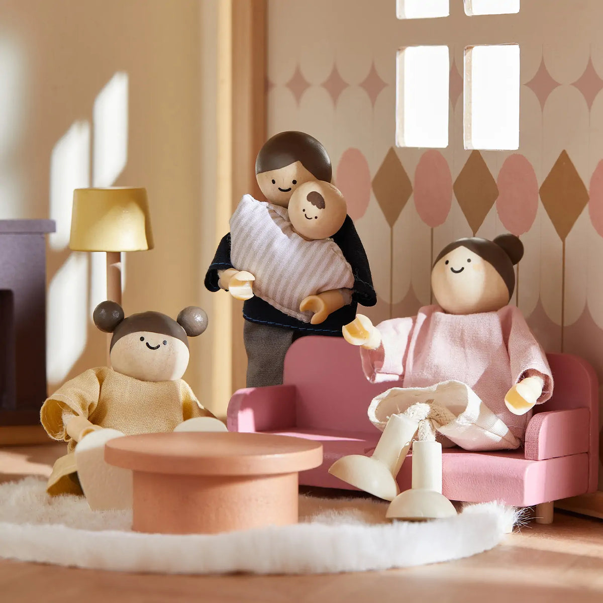 ® Sweetwood Pegasus Dollhouse & Wooden Dollhouse Dolls