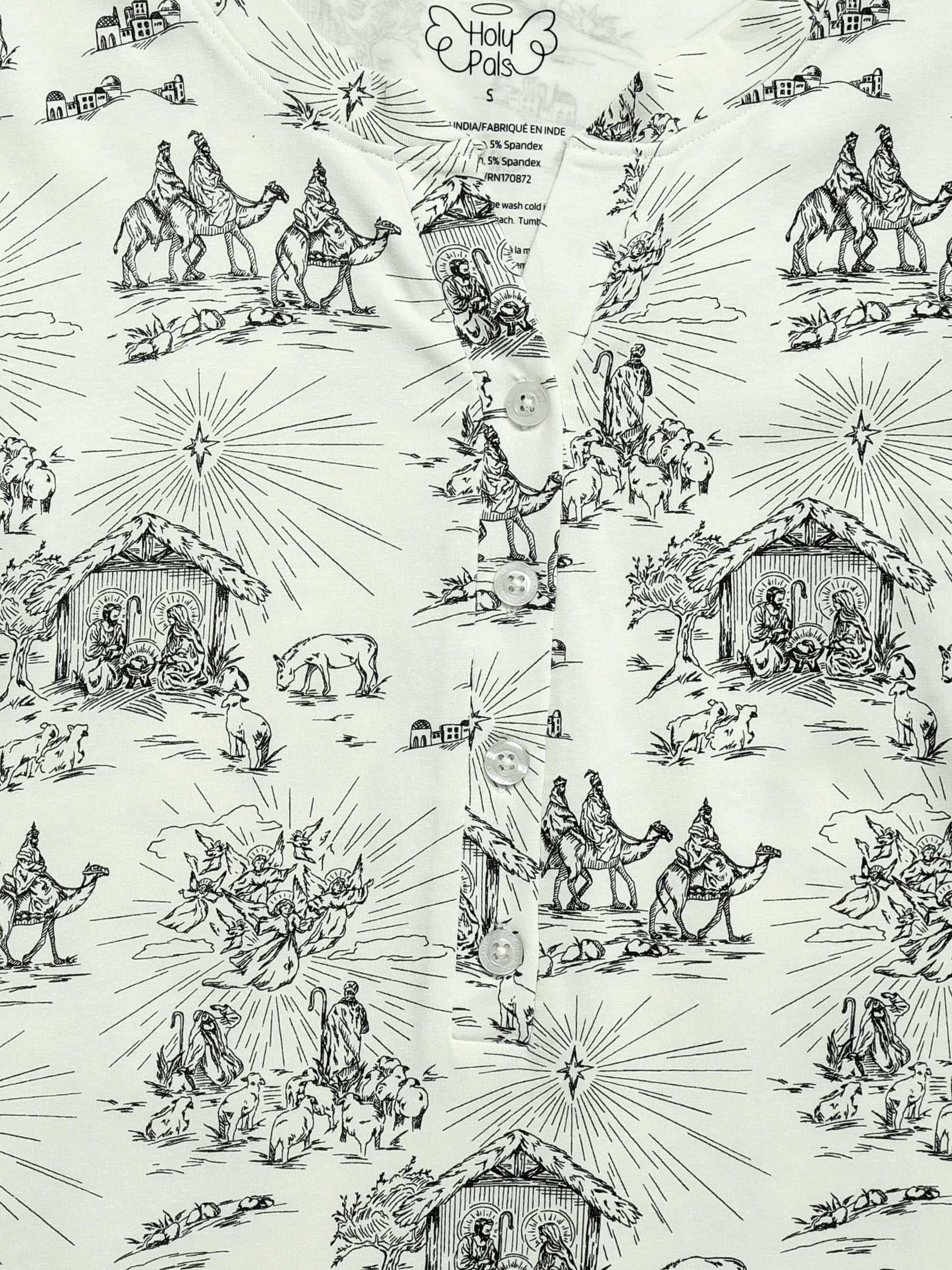 O Little Town Of Bethlehem Womens Nightgown Pj Cotton