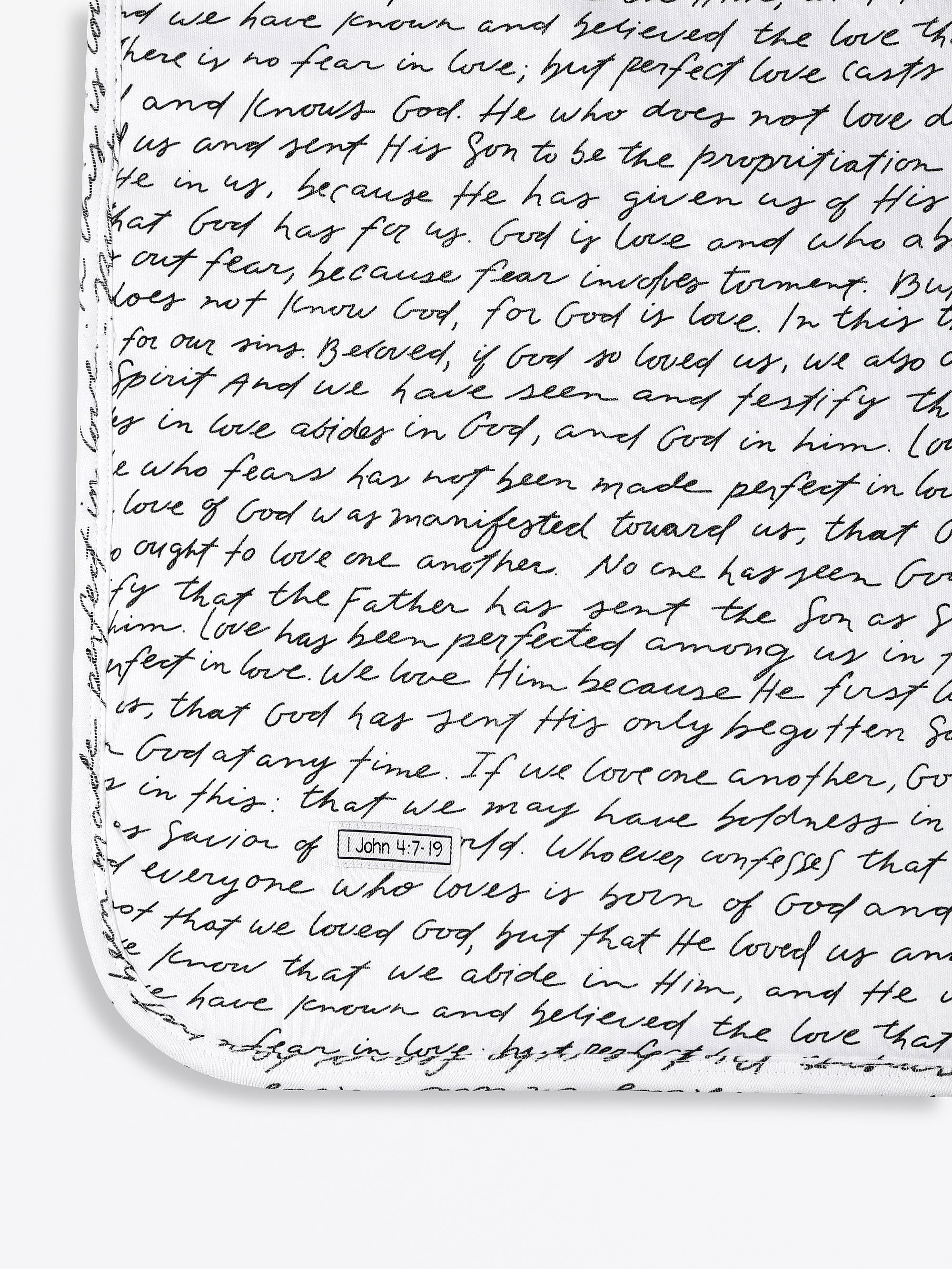 Love One Another Blanket Cotton