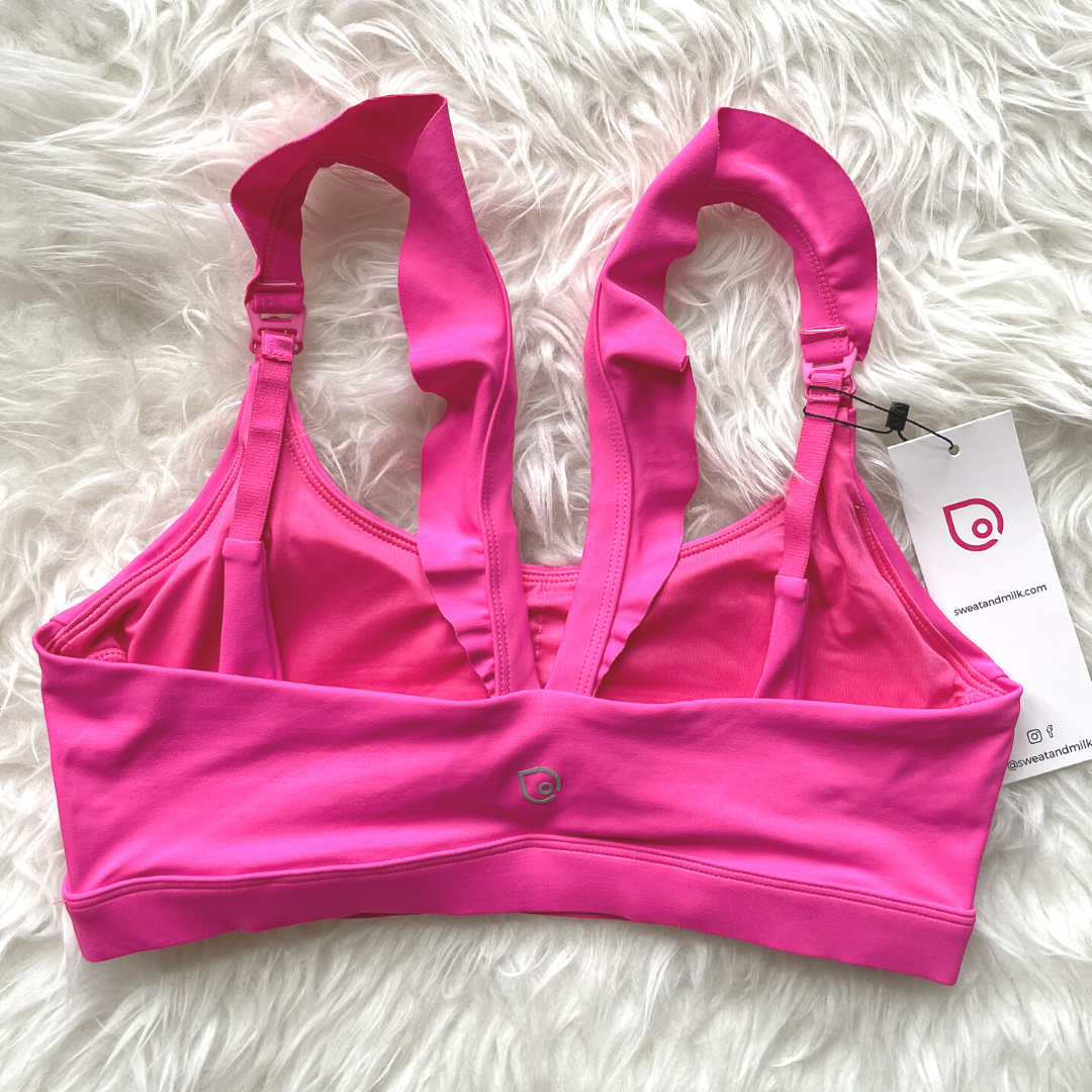 Madison - Medium Support Nursing Sport Bra (dragon Fruit)