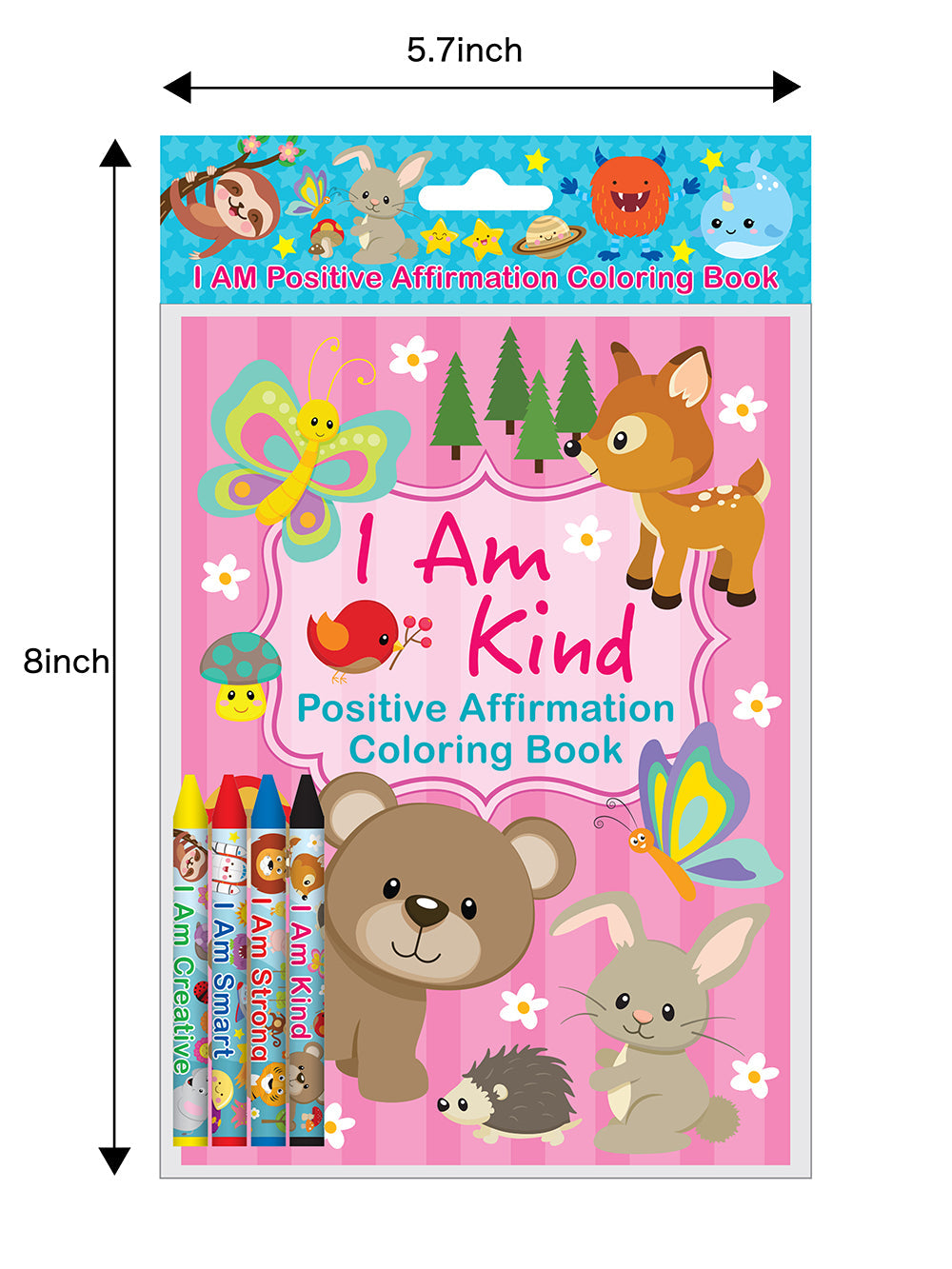 Positive Affirmation Coloring Books - Set Of 6 Or 12