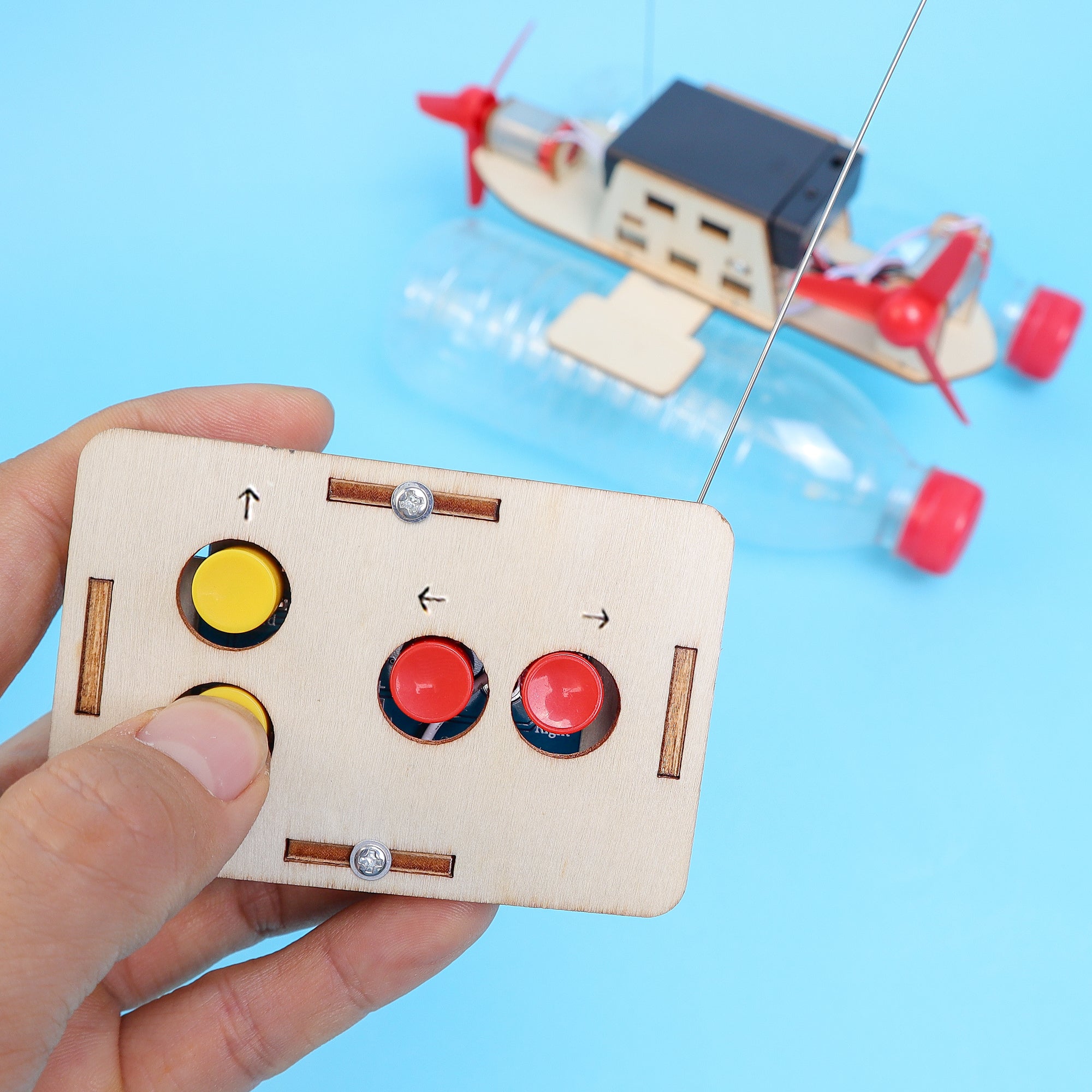 Rc Propeller Boat Diy Kit, Educational Stem Toy