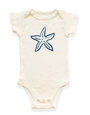 Starfish Organic Cotton Baby Bodysuit