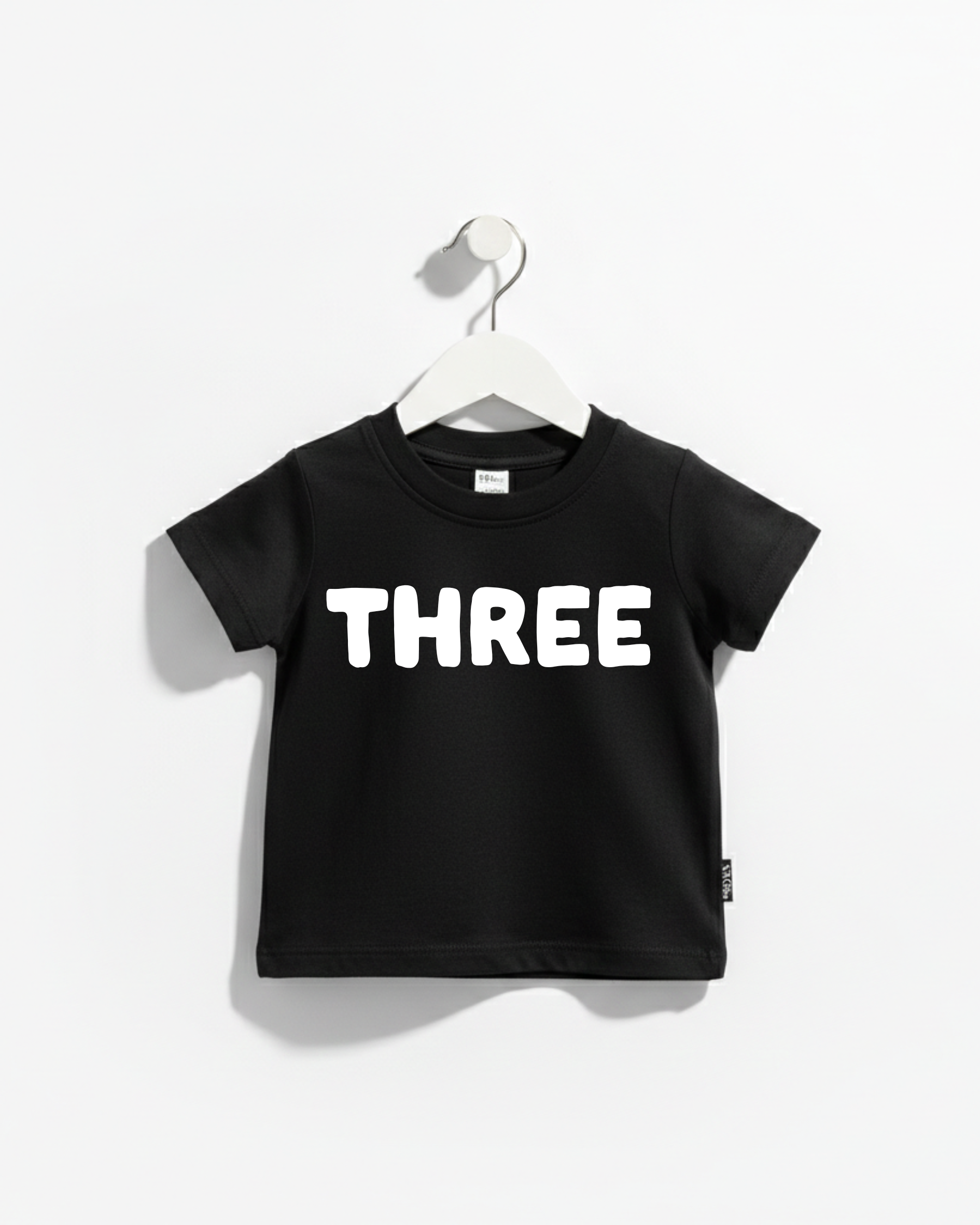 Three - Birthday Kids Tee