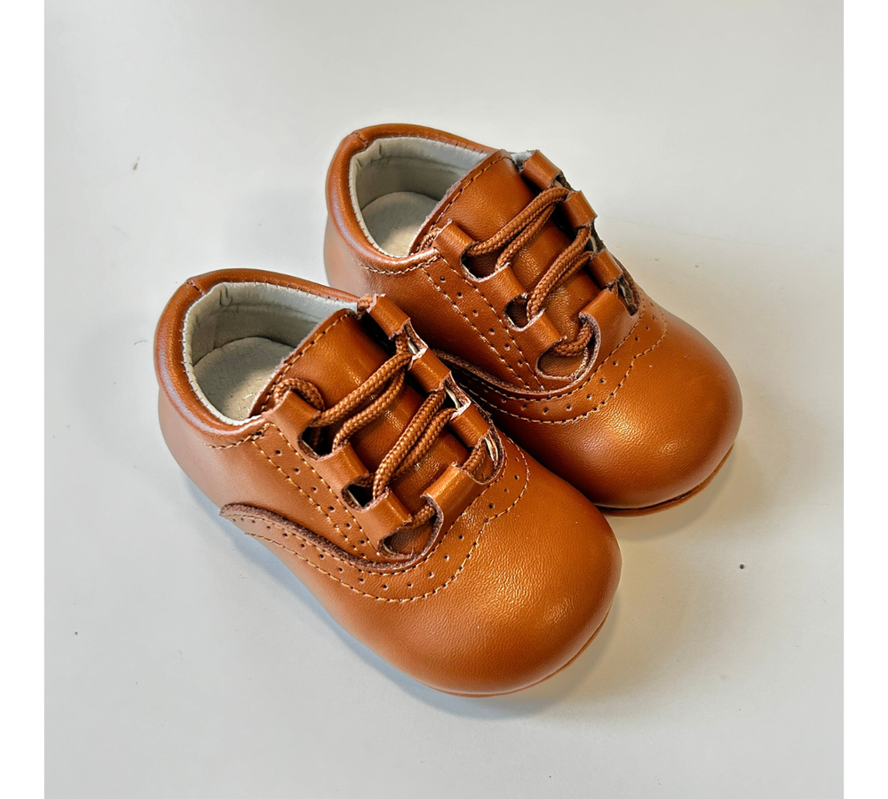 Alfie Lace-up Dress Shoe For Kids, Wide Toe Box
