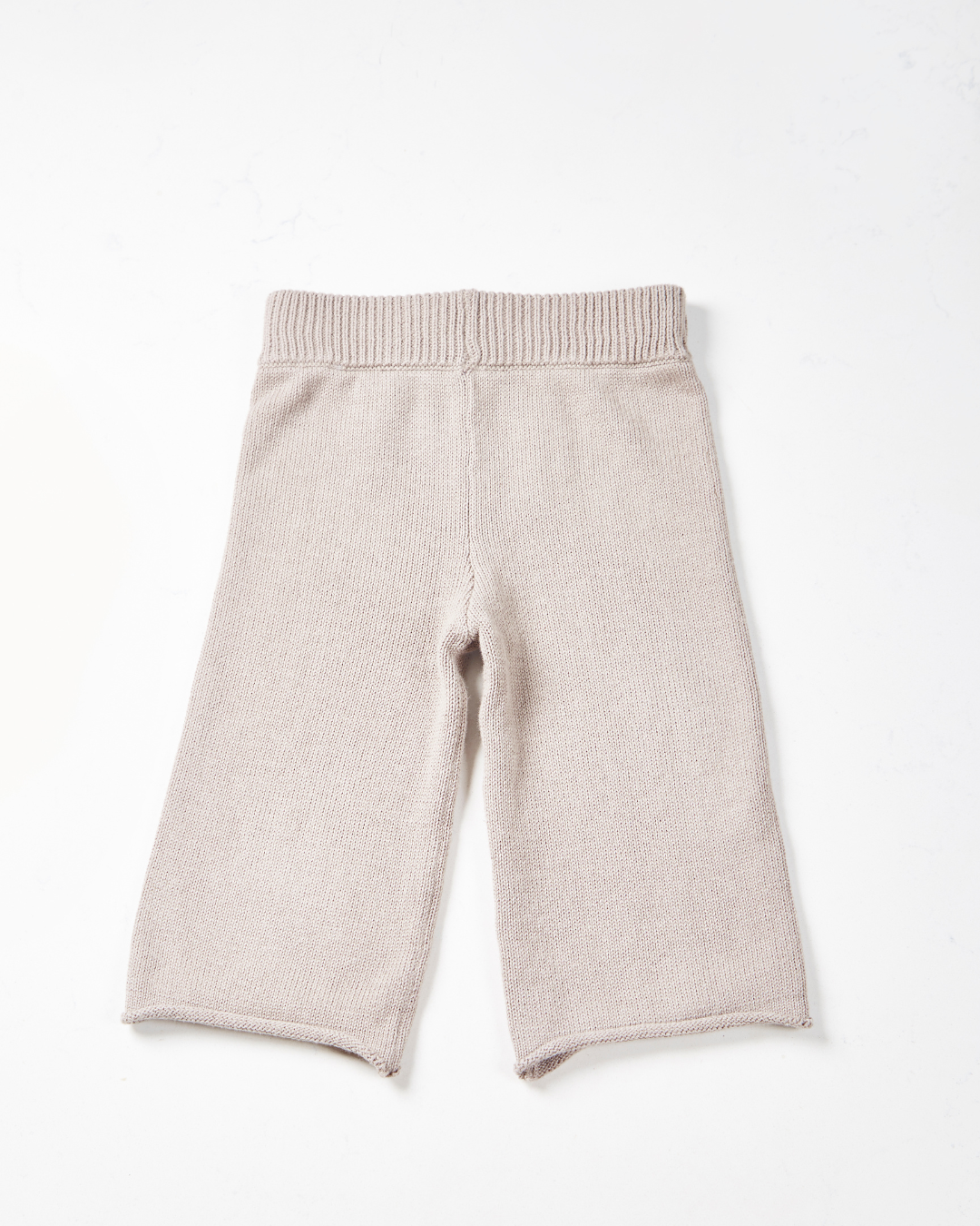 Rolled Hem Knit Pants