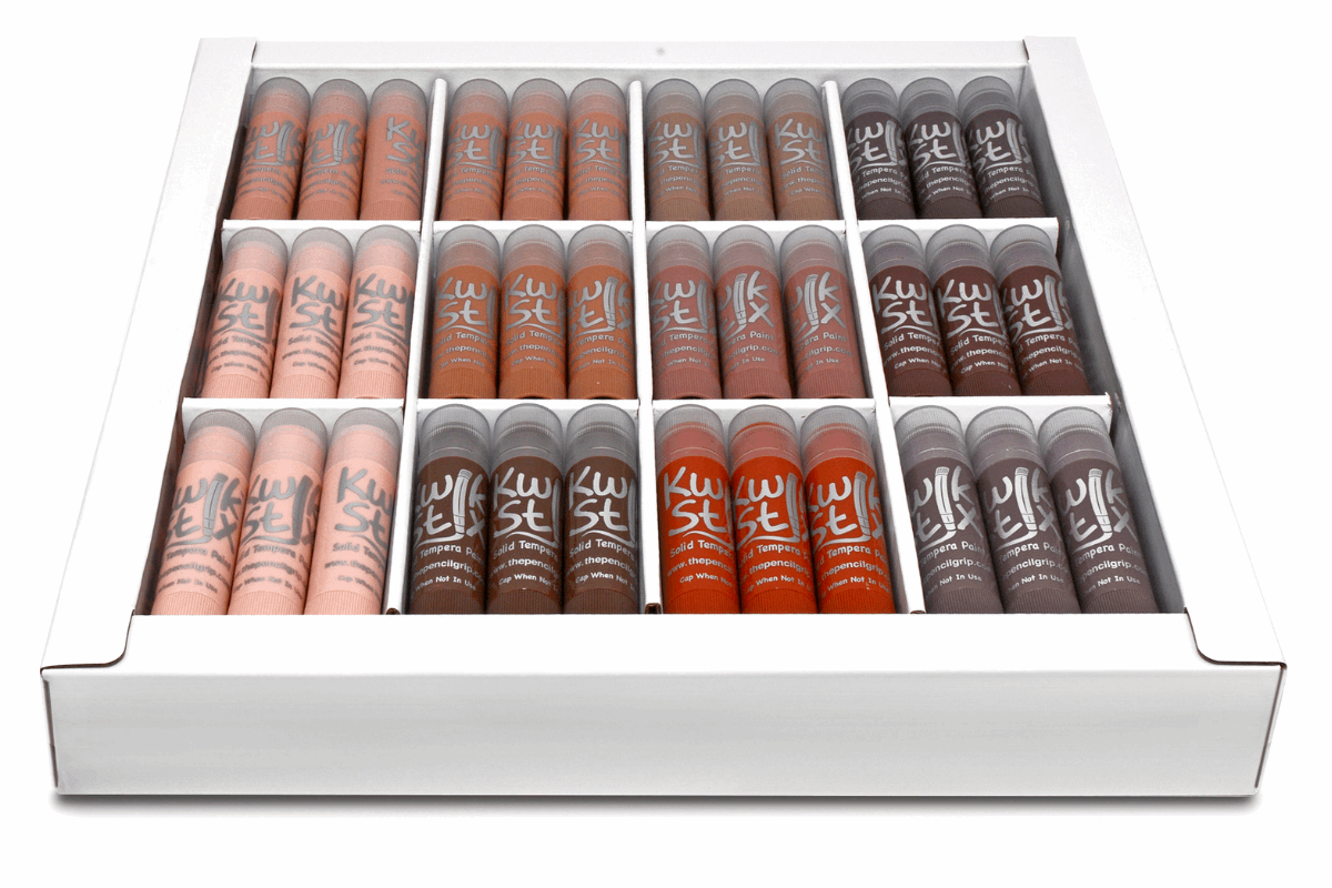 Kwik Stix Paint Sticks, Class Pack Set Of 72 Global Skin Tones