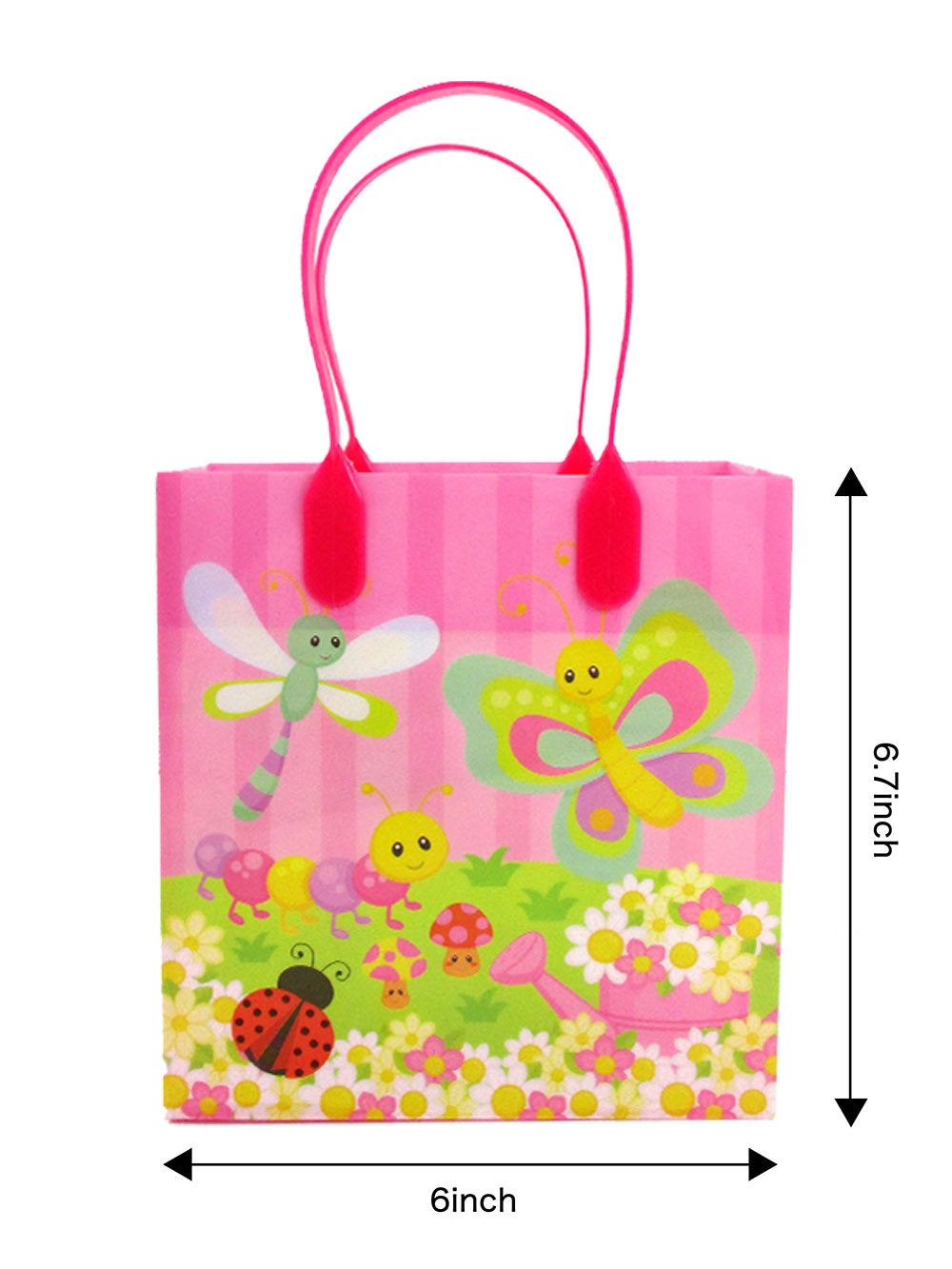 Spring Party Favor Treat Bags - Set Of 6 Or 12