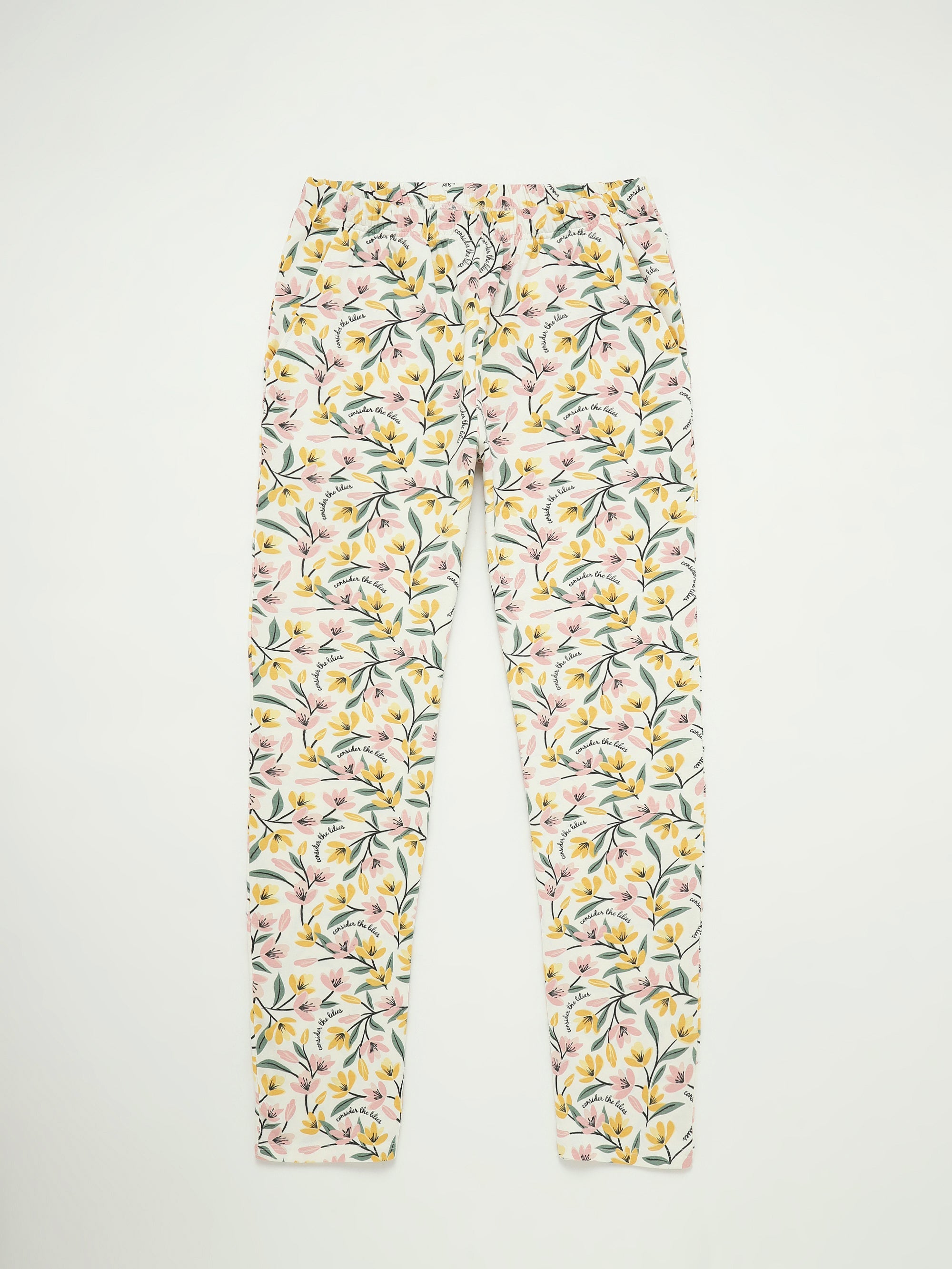 Consider The Lilies Women's Pj Set Cotton