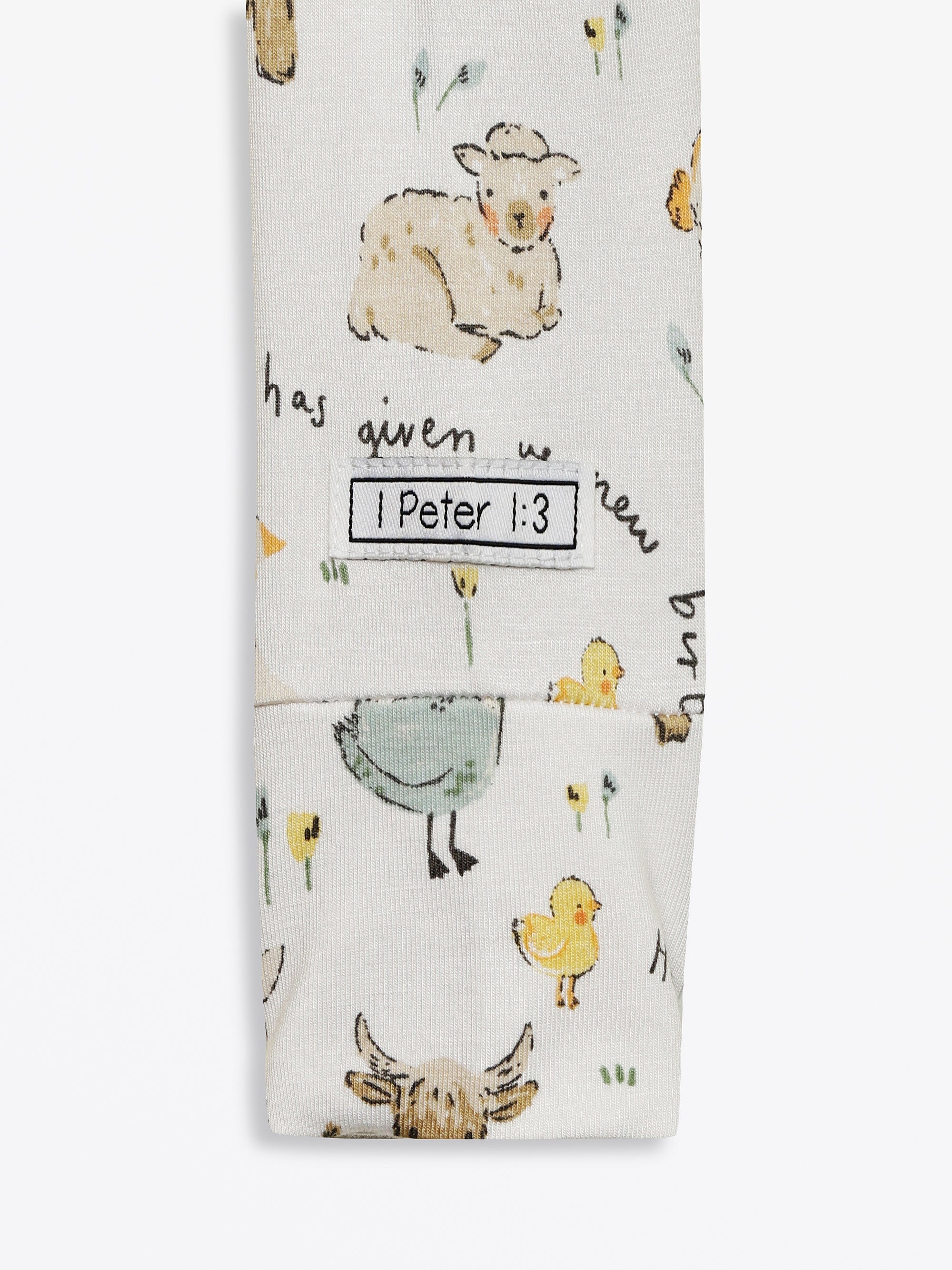 New Birth Pj Footed Onesie Bamboo