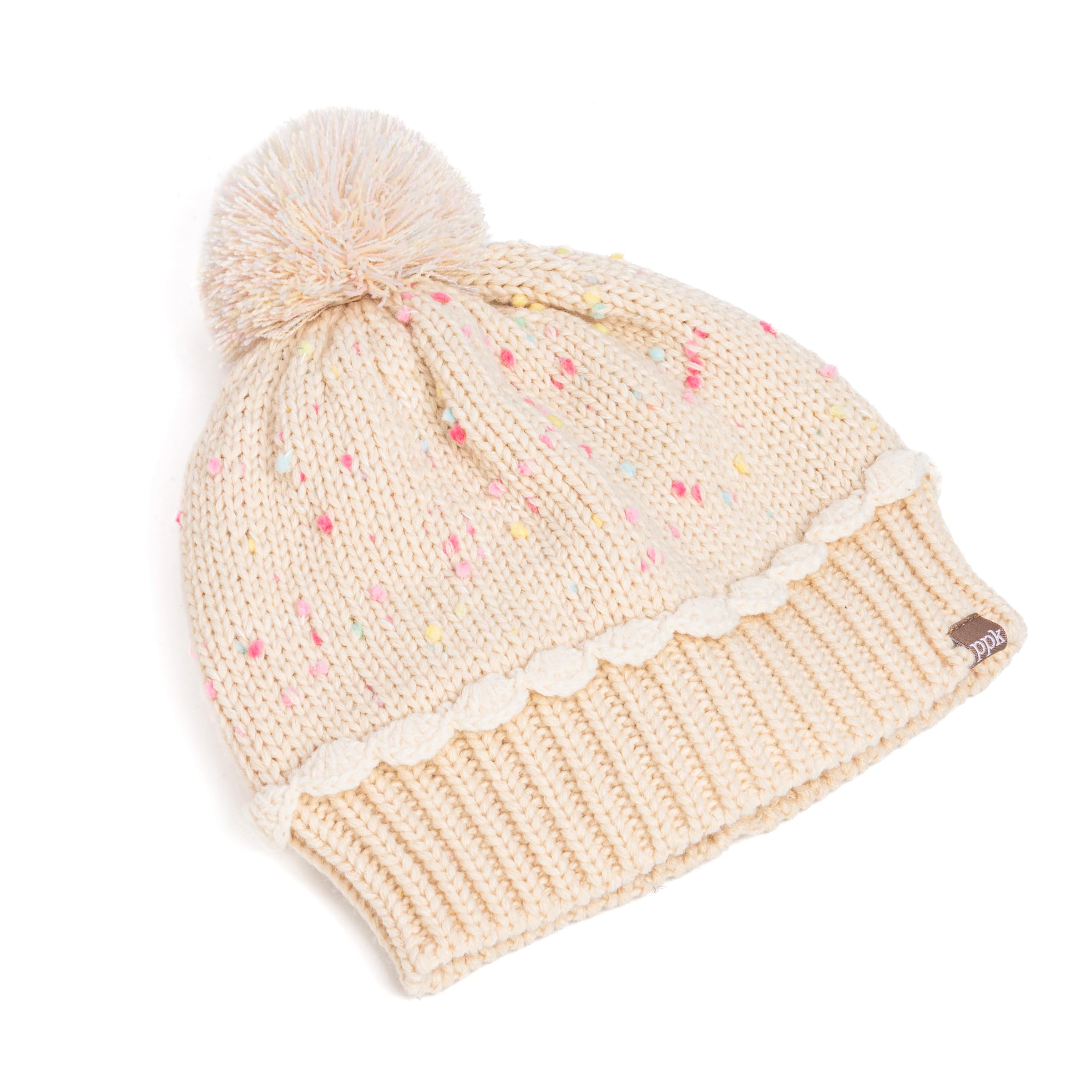 Cupcake Shaped Knit Beanie Hat For Children 1-12 Y, Cute Novelty Design, Premium Quality