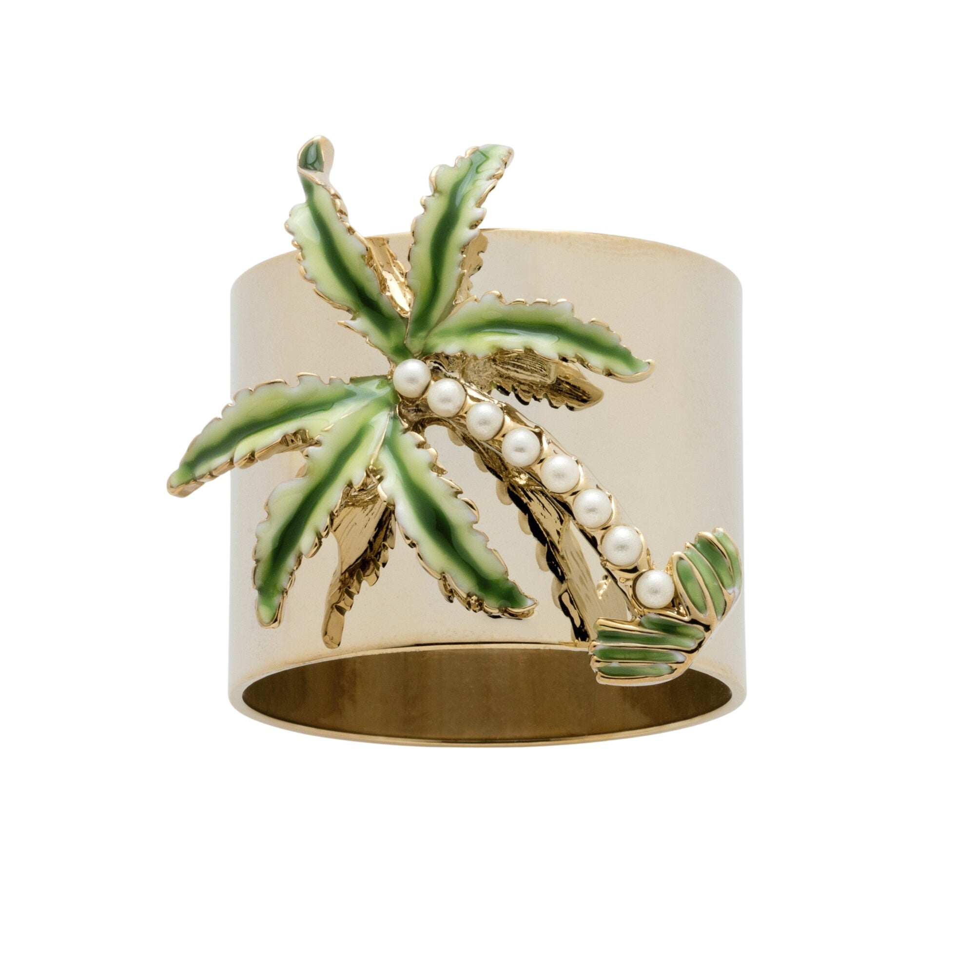 Palm Tree Napkin Rings, Set Of Two