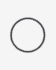 3mm Black Onyx Bead Bracelet