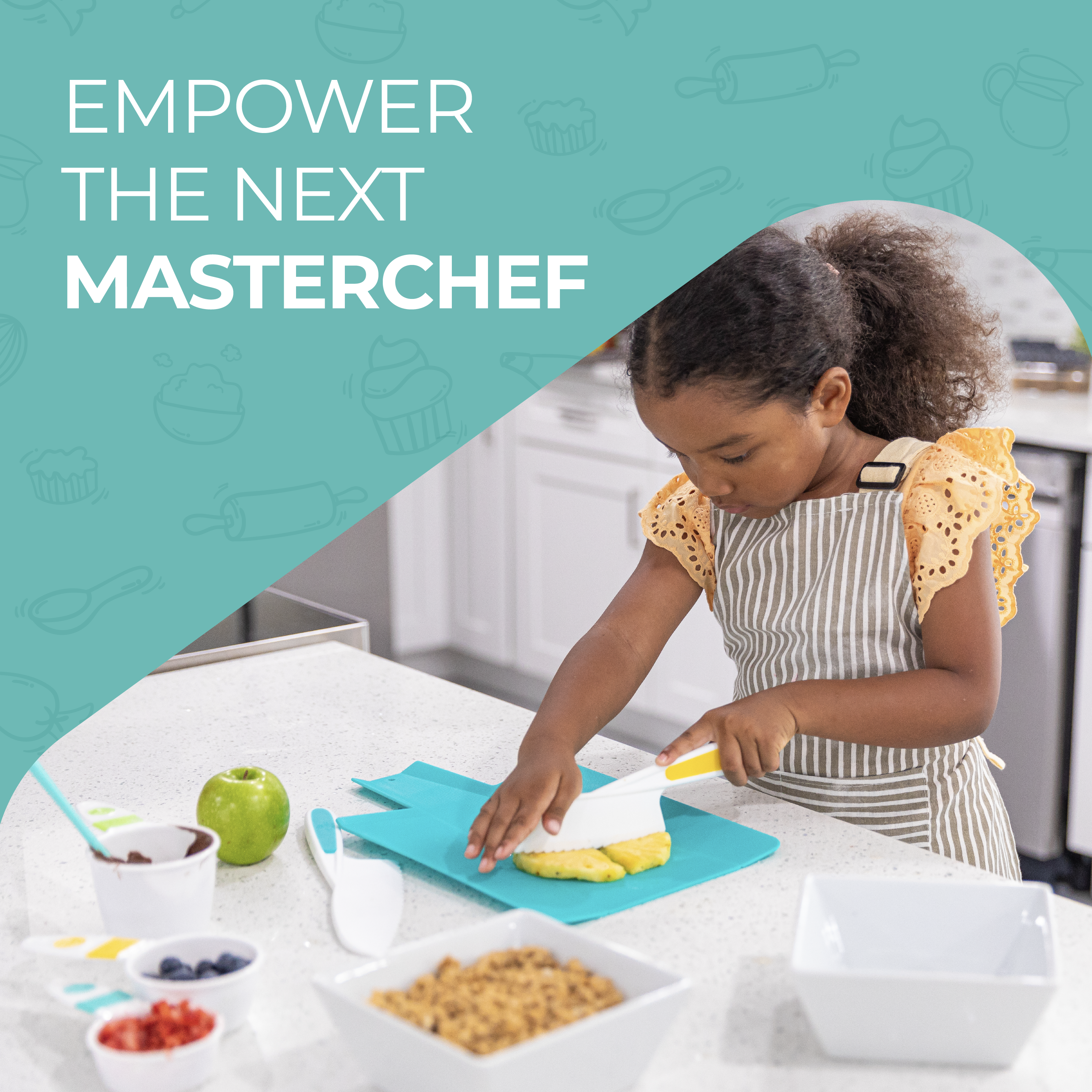 Tovla Jr. Kid-safe Knife Set | Safe Cooking Knives For Kids Ages 4+