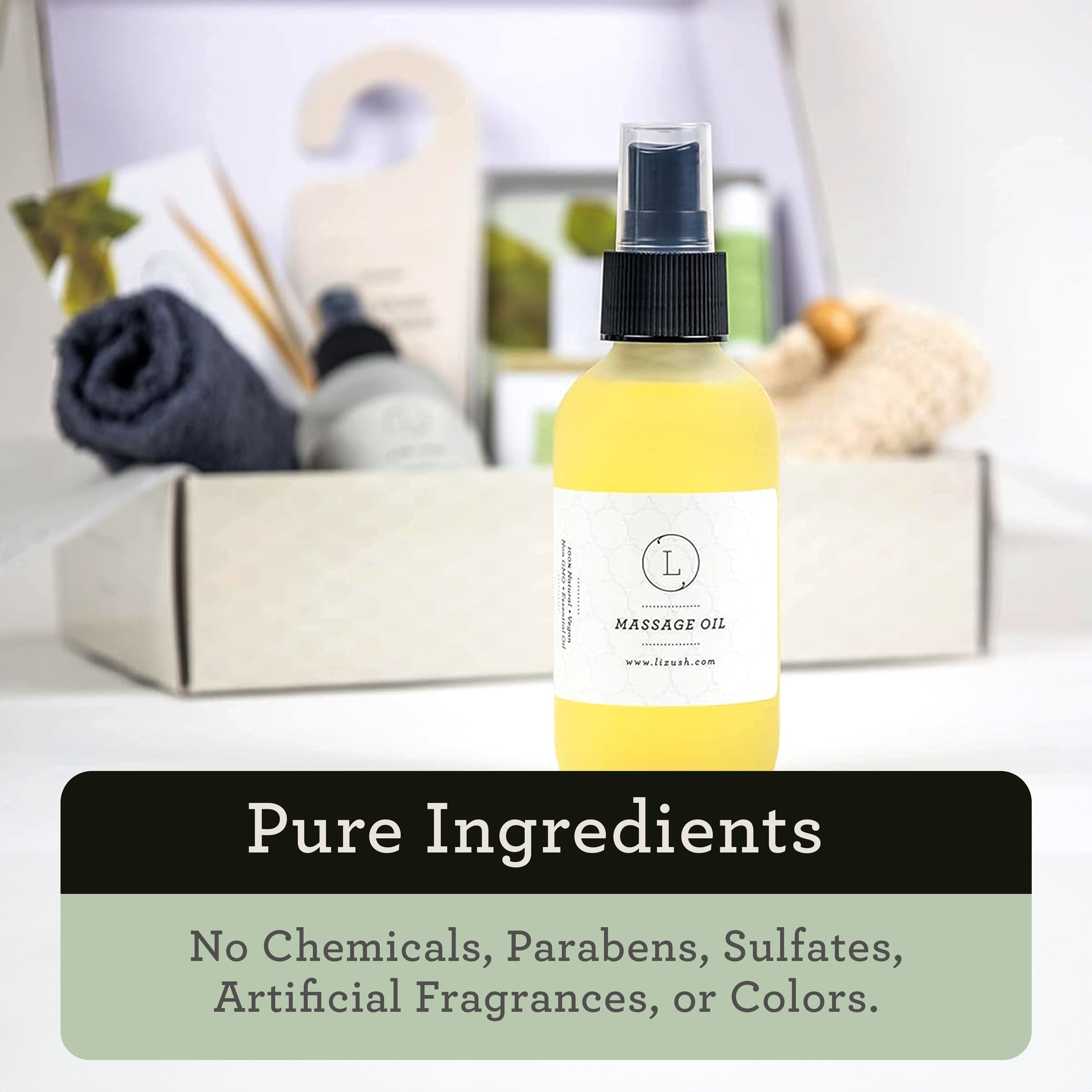 The Ultimate  Natural Spa Experience –4 Piece Artisanal Wellness In A Gift Box