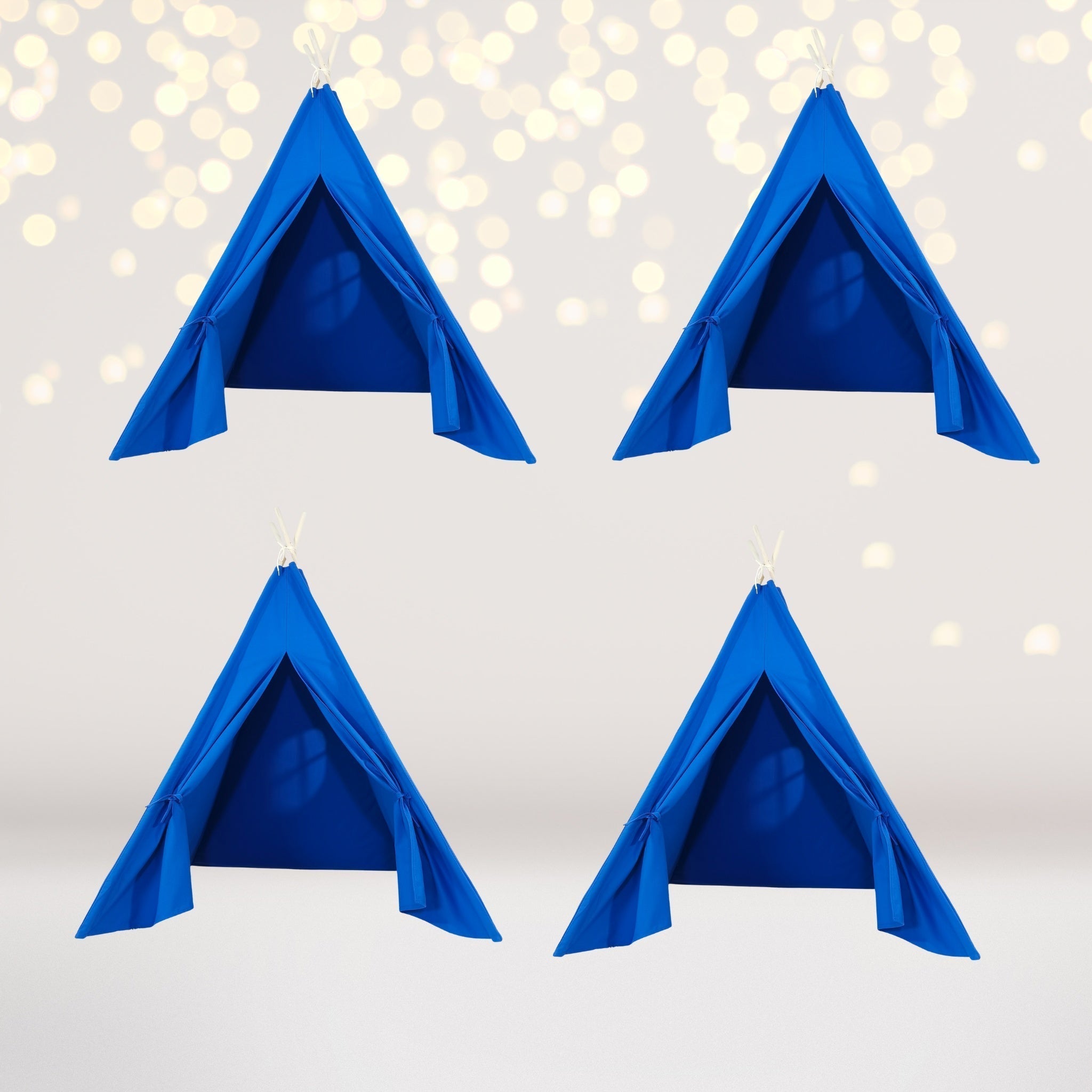 4 Pack Kids Sleepover Tents Party-luxe Kids Teepee Tent With Lights
