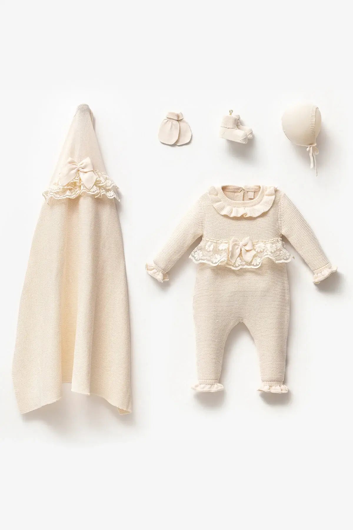 Ruth Knitwear Newborn Homecoming Set (5 Pcs)