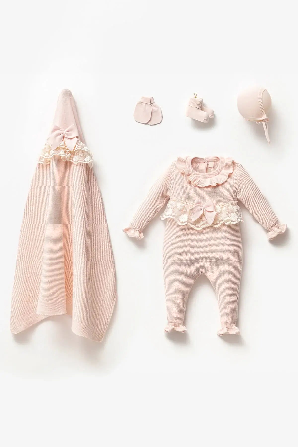 Ruth Knitwear Newborn Homecoming Set (5 Pcs)