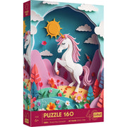 Kids 40th Anniversary Unicorn 160 Piece Paper Art Puzzle