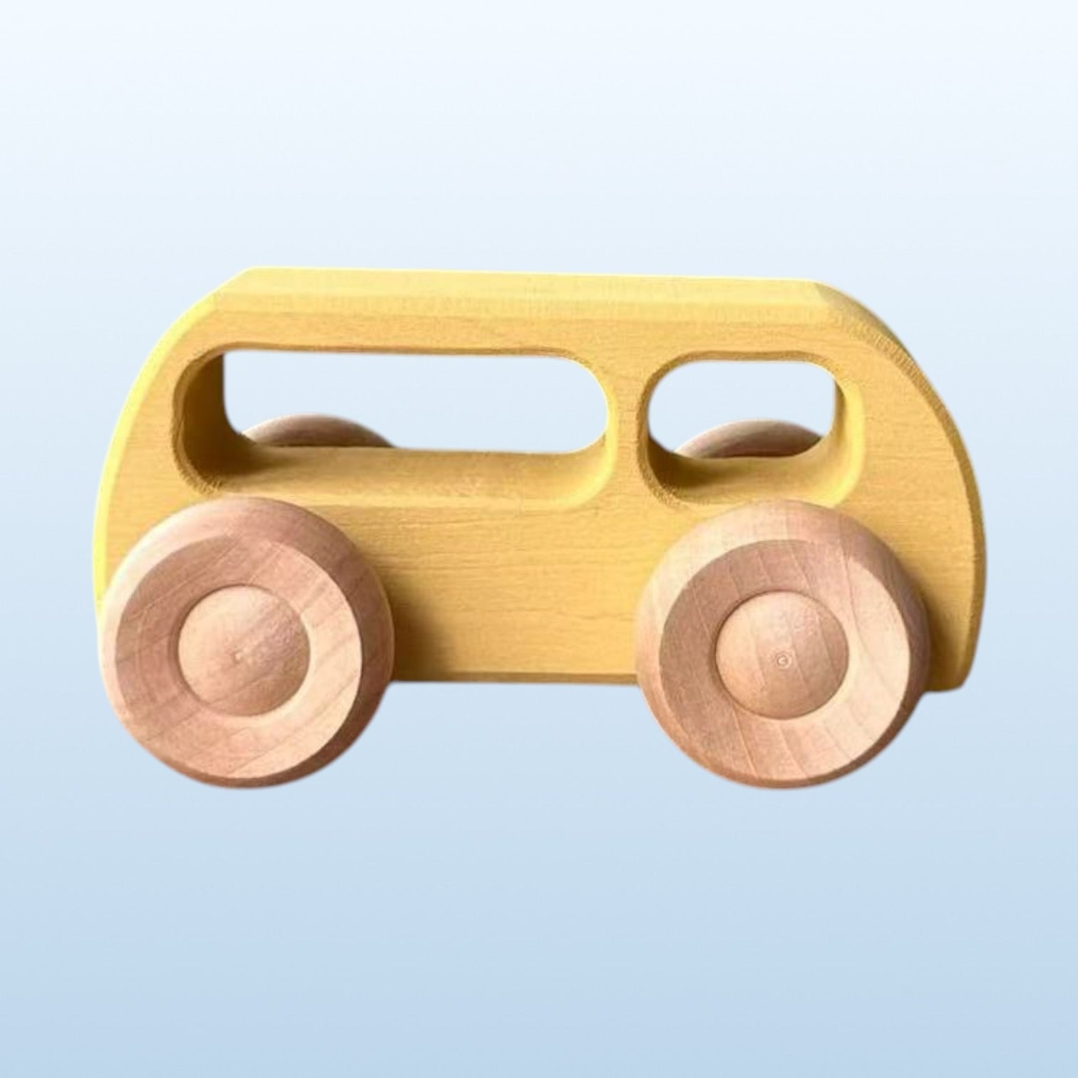 7 Pcs Colored Wooden Rainbow Cars Set With 3 Pcs Peg Dolls