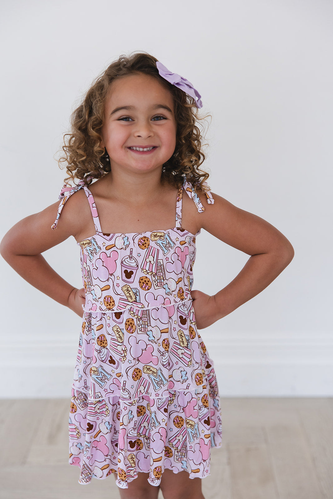 Snacks (pink) - Twirl Dress