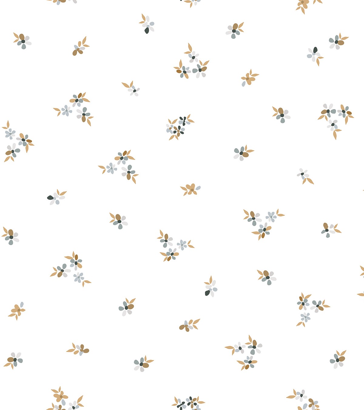 Braylynn - Children's Wallpaper - Small Flower Motif