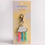 Cloud Rainbow Bag Charm Clip